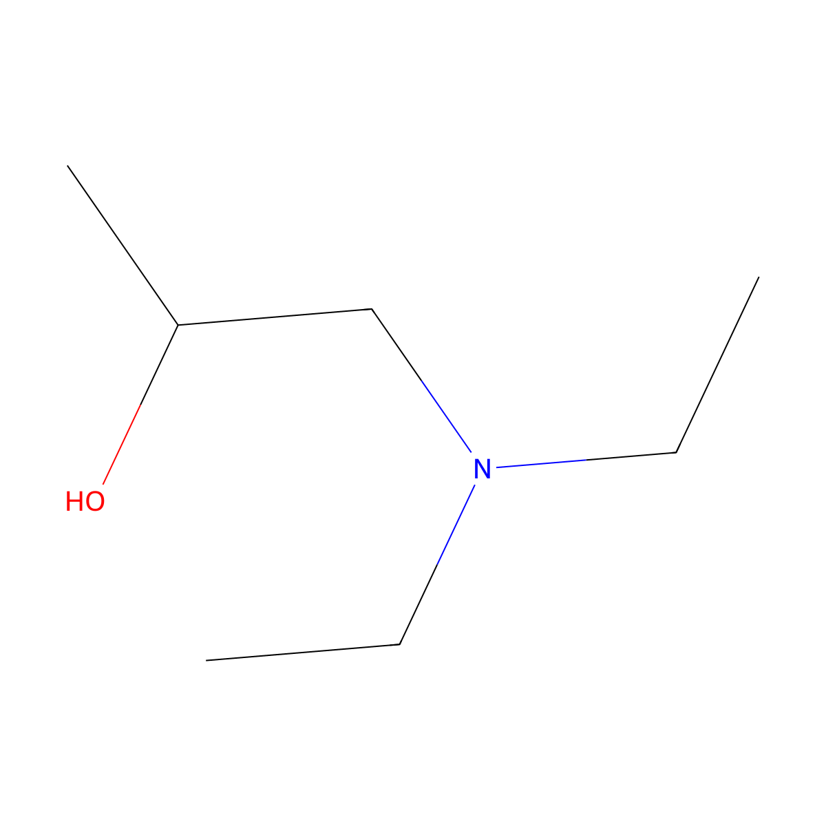 (2S)-1-(diethylamino)propan-2-ol molecular structure, CAS 78778-91-3