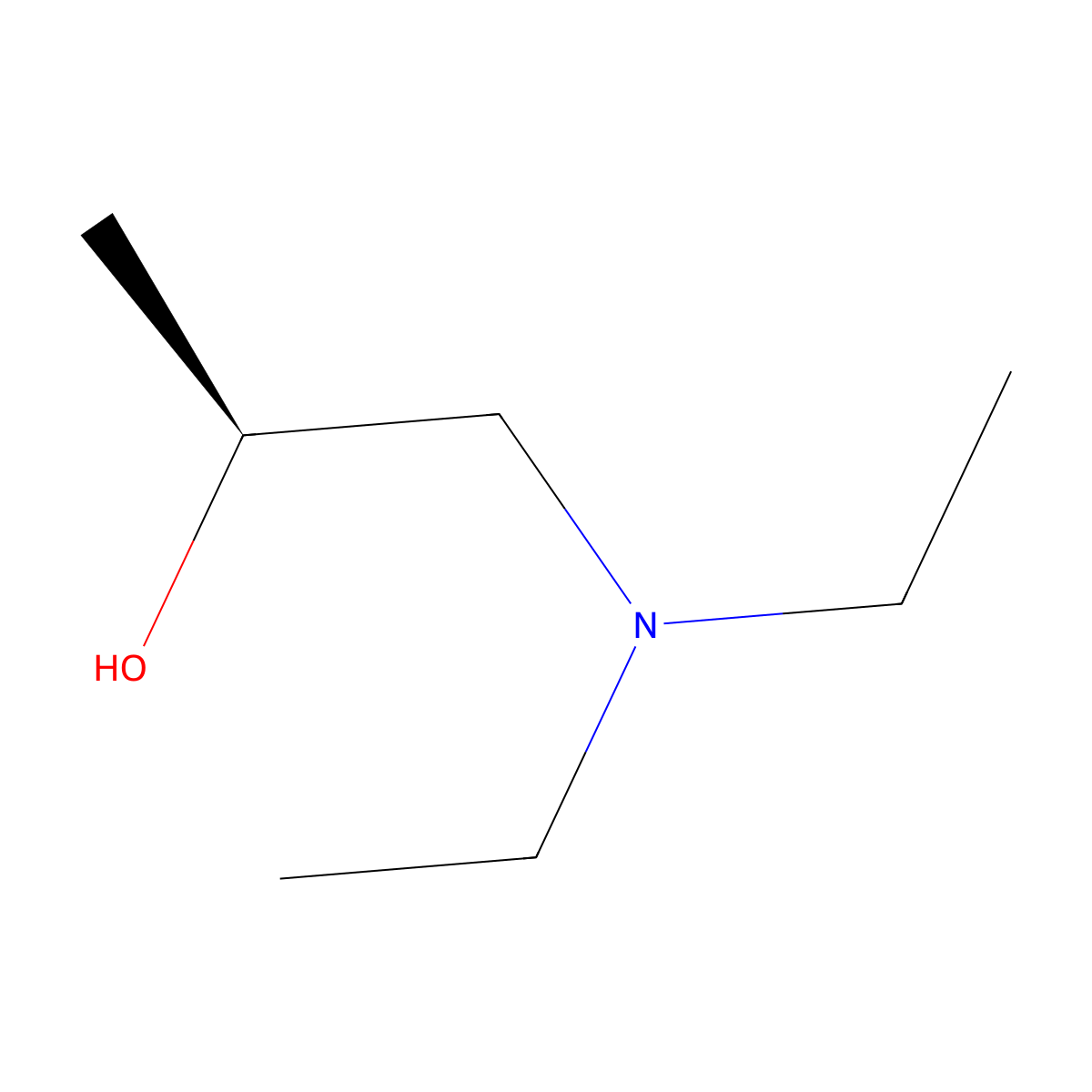 (2S)-1-(diethylamino)propan-2-ol molecular structure, CAS 78778-91-3