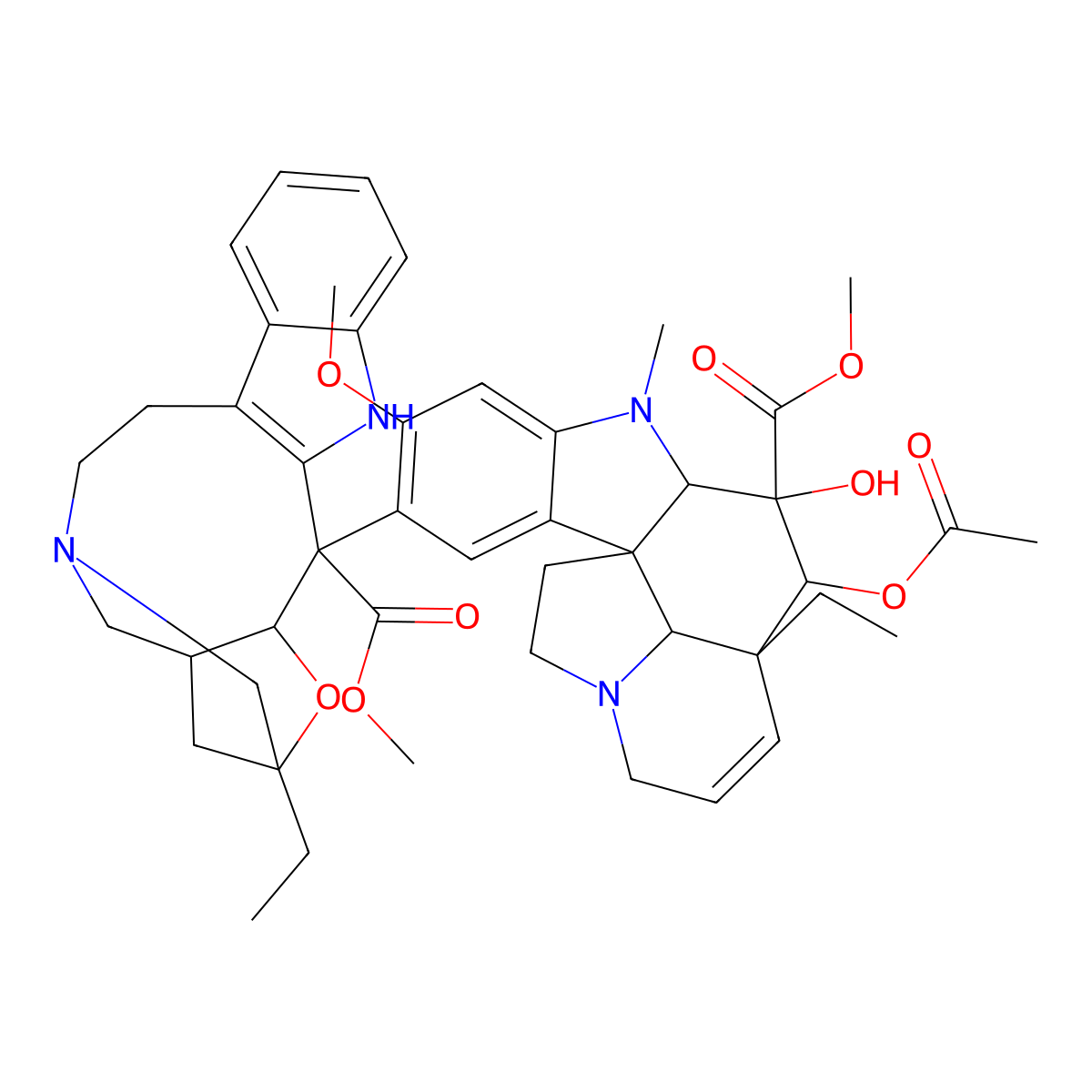 Catharanthamine molecular structure, CAS 78779-58-5