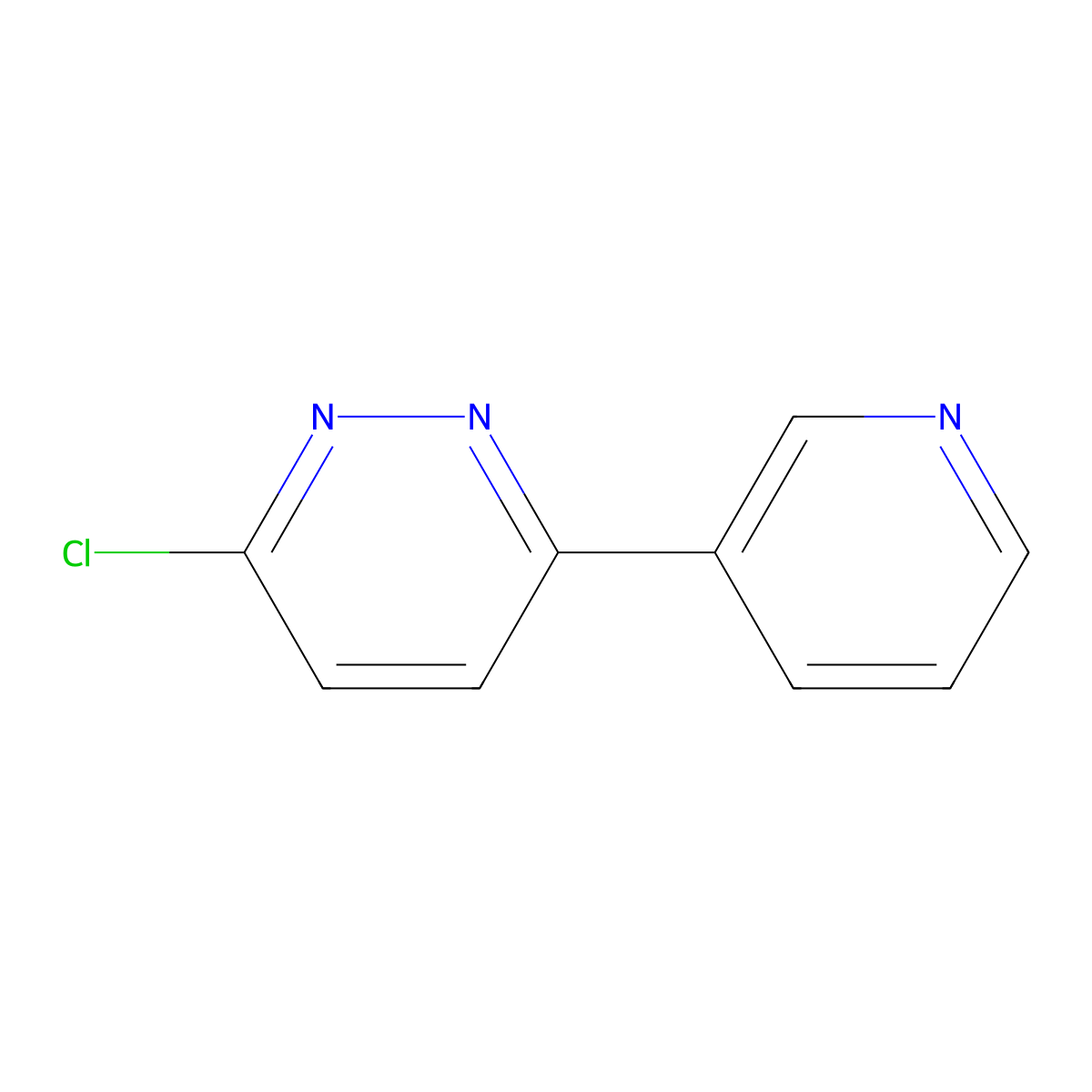 3-Chloro-6-(pyridin-3-yl)pyridazine molecular structure, CAS 78784-66-4