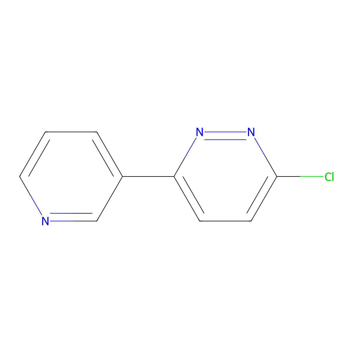 3-Chloro-6-(pyridin-3-yl)pyridazine molecular structure, CAS 78784-66-4