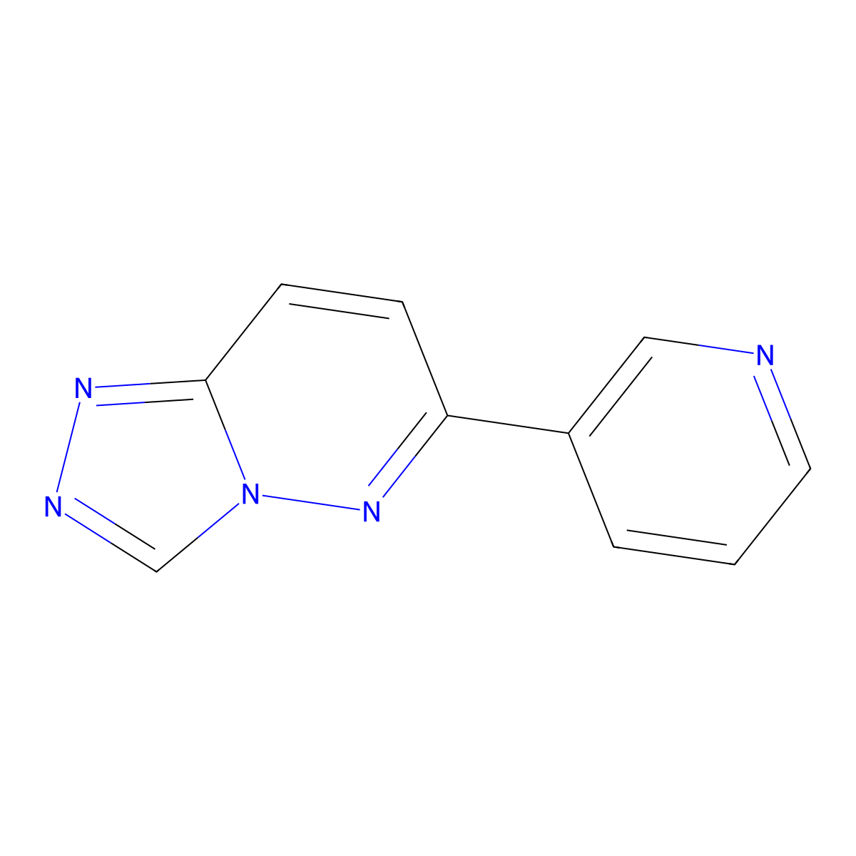 6-(3-Pyridyl)-1,2,4-triazolo[4,3-b]pyridazine molecular structure, CAS 78784-67-5