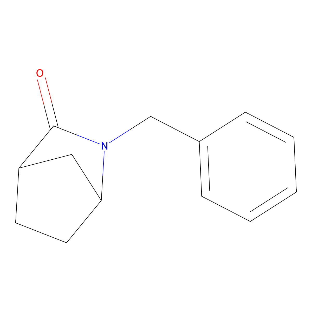 2-Benzyl-2-azabicyclo[2.2.1]heptan-3-one molecular structure, CAS 78805-81-9