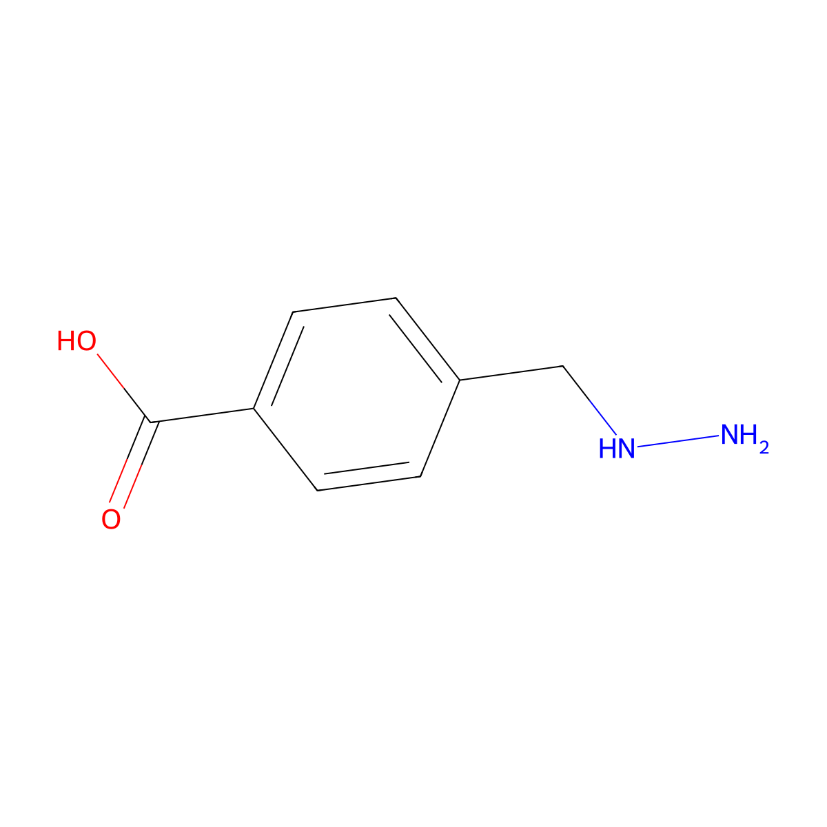4-(Hydrazinylmethyl)benzoic acid molecular structure, CAS 788101-73-5