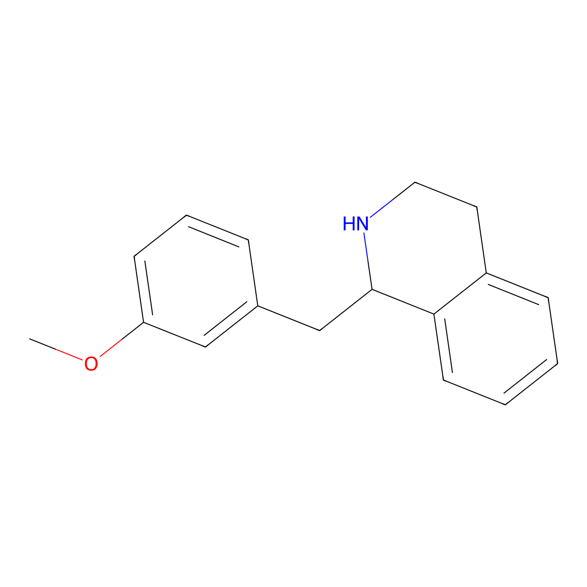 1-[(3-Methoxyphenyl)methyl]-1,2,3,4-tetrahydroisoquinoline molecular structure, CAS 788106-03-6