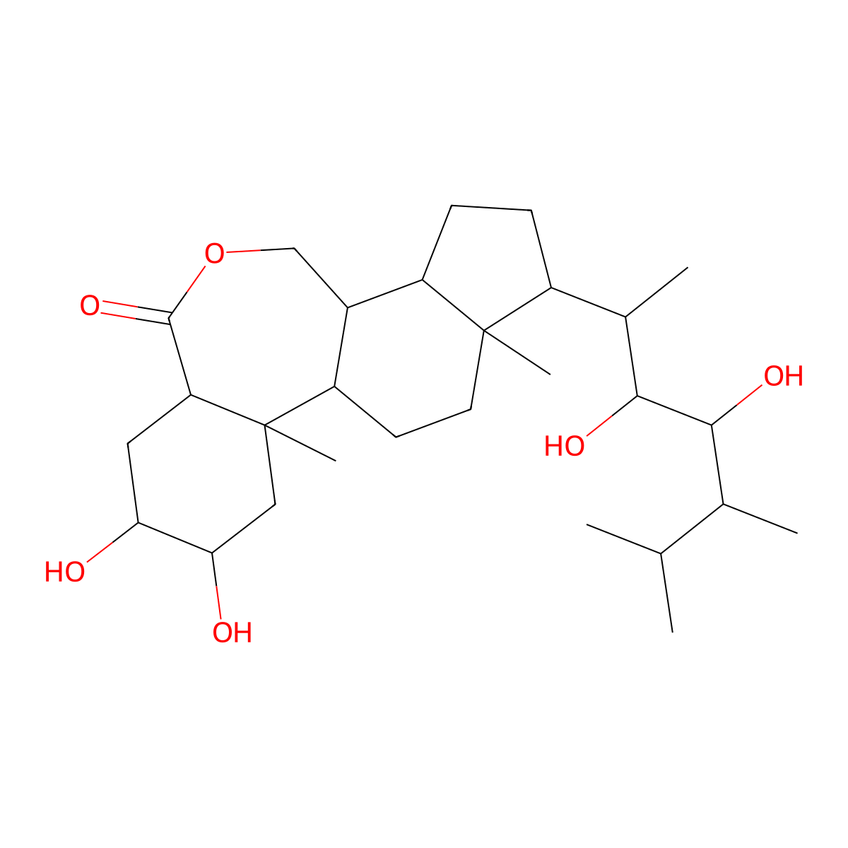24-Epibrassinolide molecular structure, CAS 78821-43-9