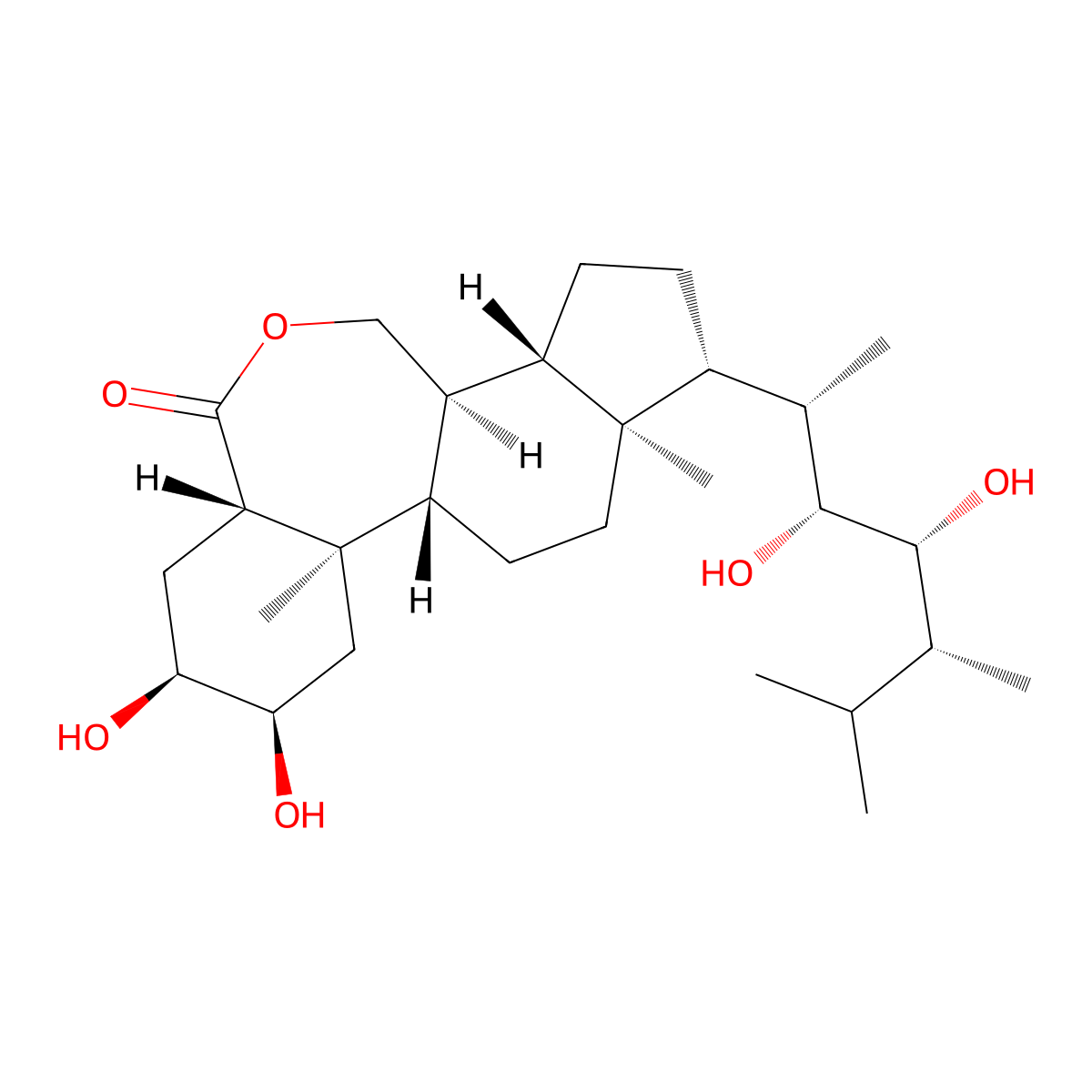 24-Epibrassinolide molecular structure, CAS 78821-43-9