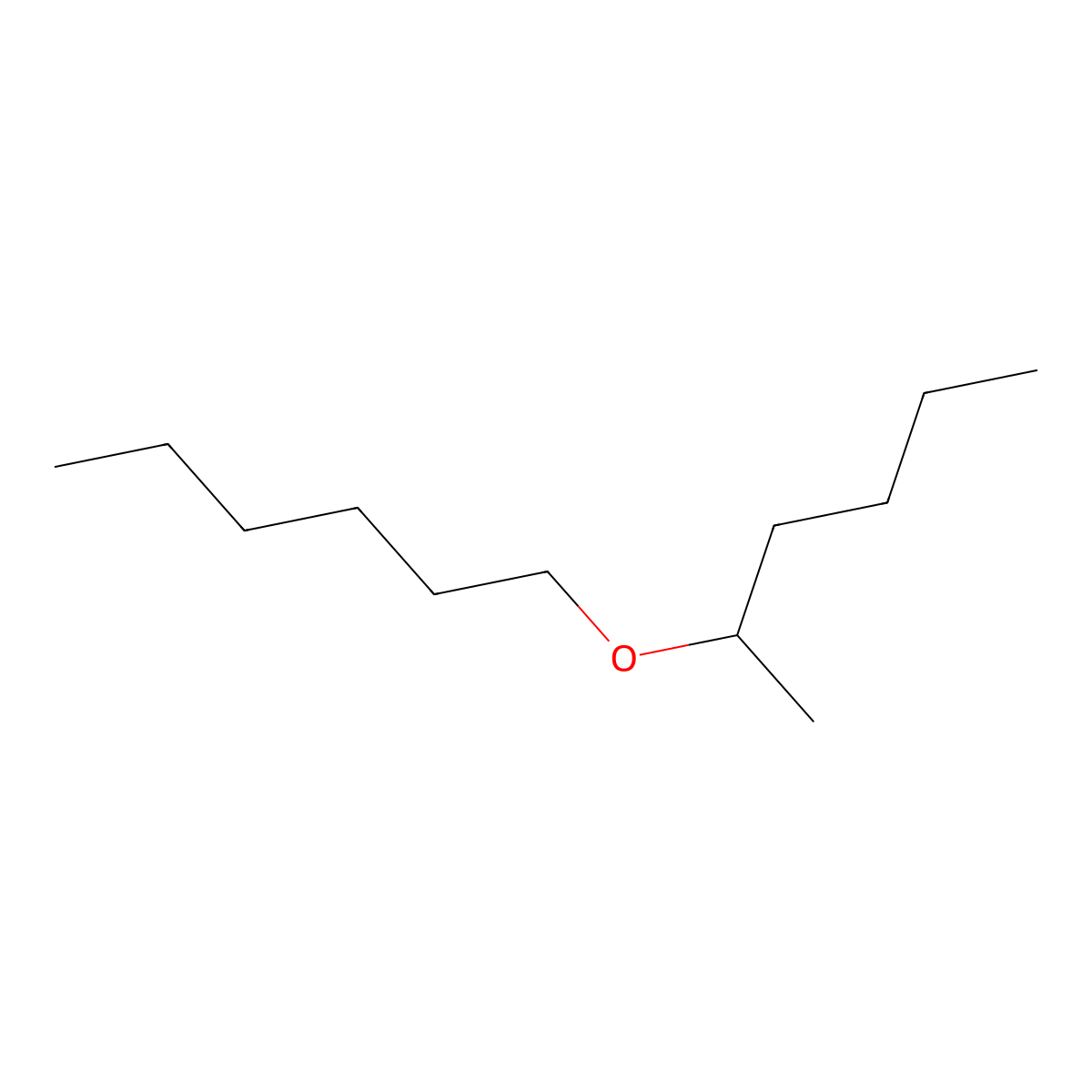 Butyl Ethyl Hexyl Ether molecular structure, CAS 78826-23-0