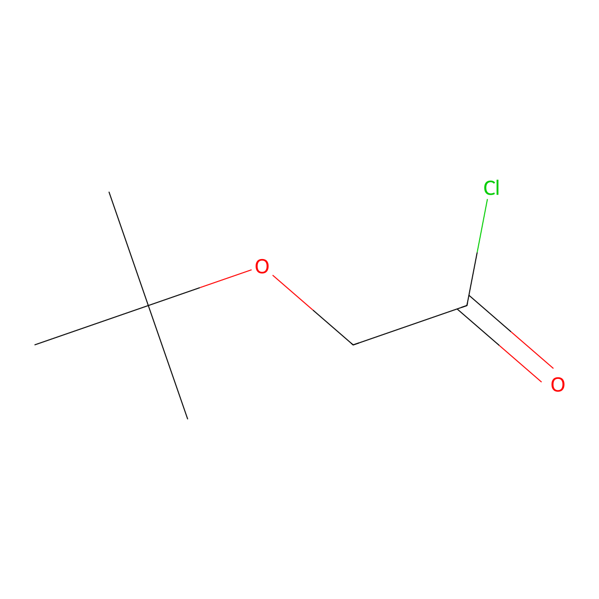 2-(Tert-butoxy)acetyl chloride molecular structure, CAS 78826-46-7