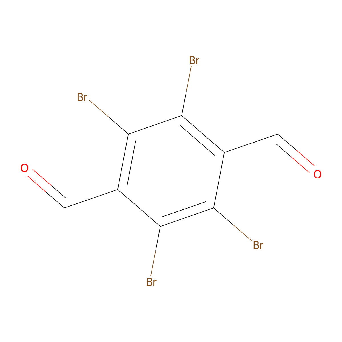 2,3,5,6-Tetrabromoterephthalaldehyde molecular structure, CAS 78831-86-4