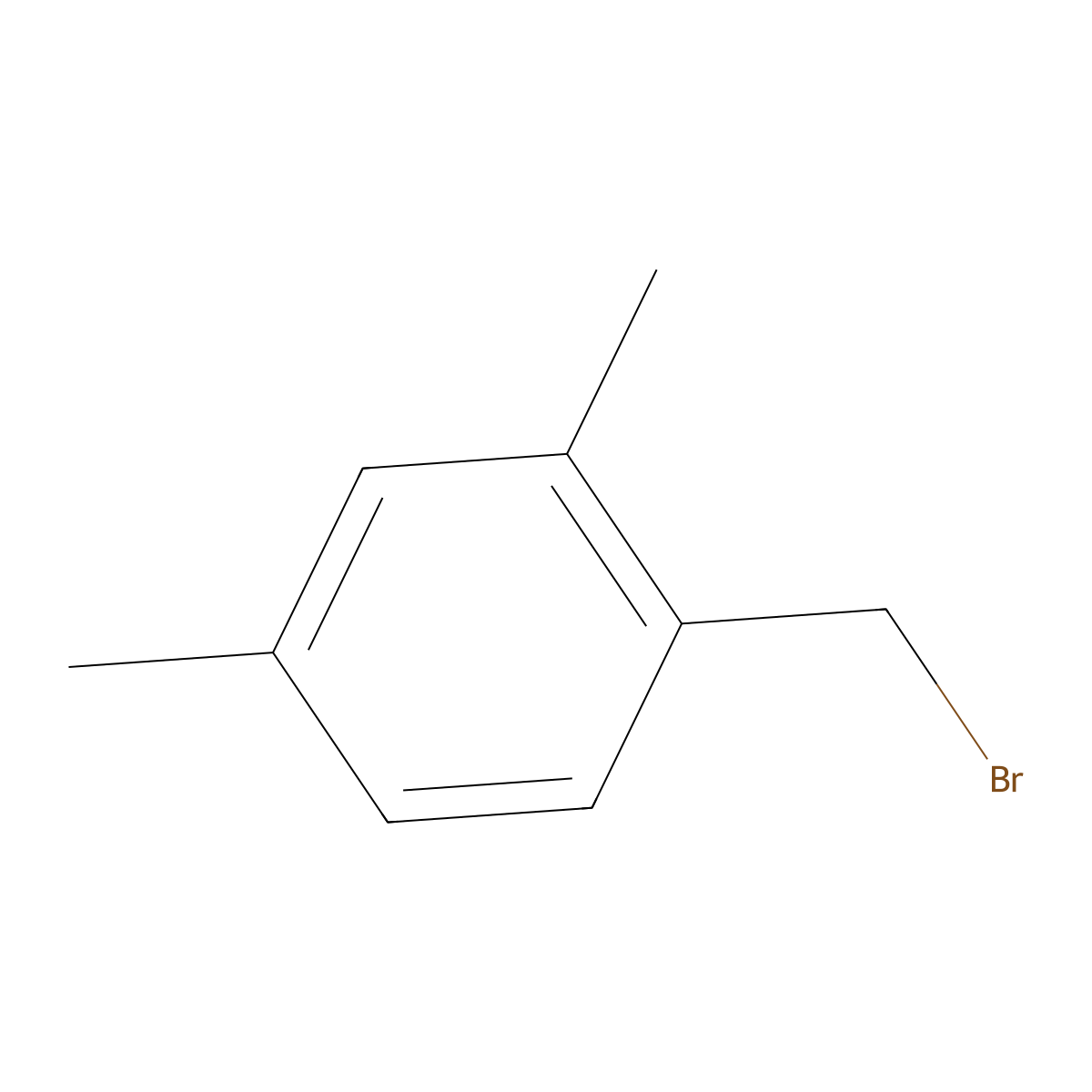 1-(Bromomethyl)-2,4-dimethylbenzene molecular structure, CAS 78831-87-5