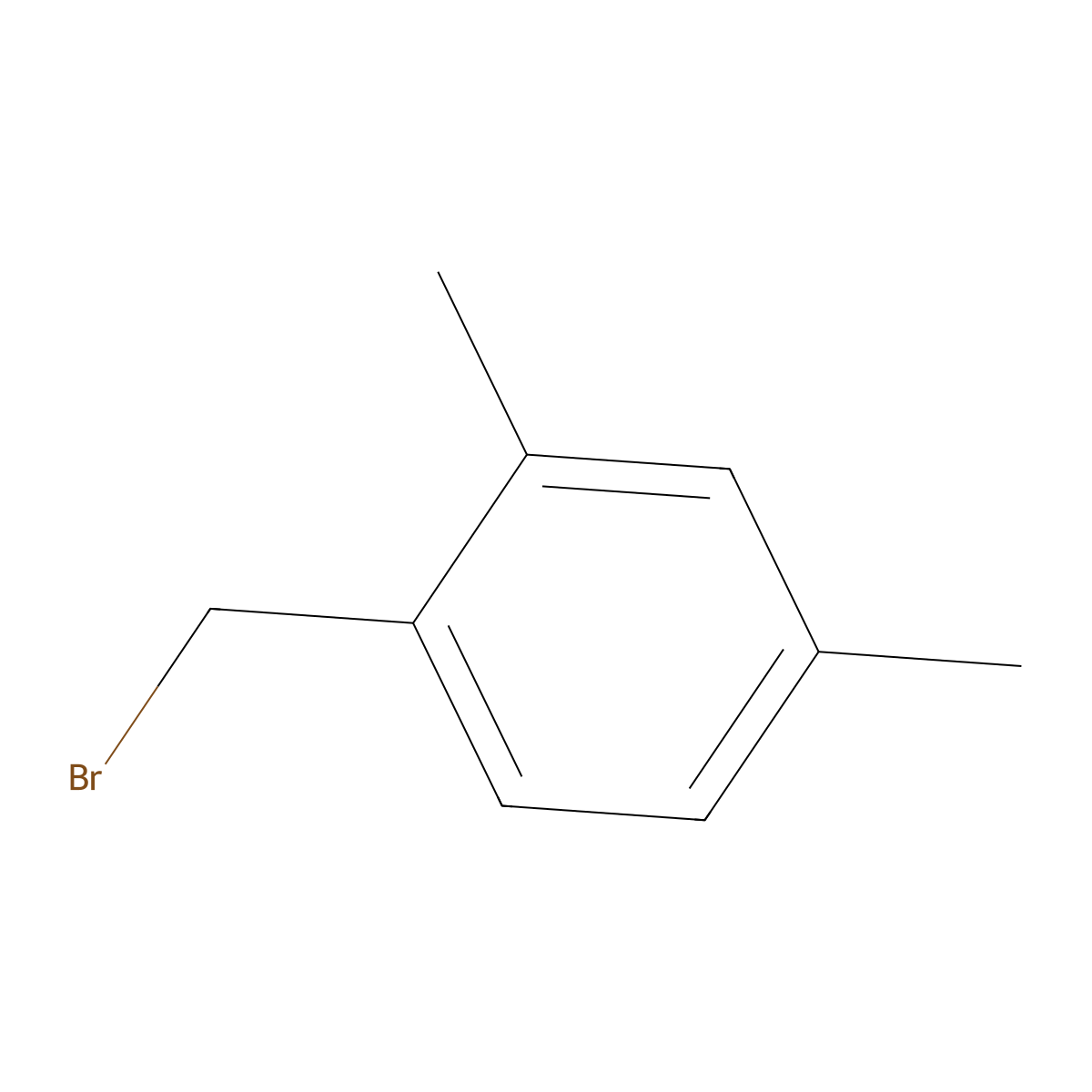 1-(Bromomethyl)-2,4-dimethylbenzene molecular structure, CAS 78831-87-5