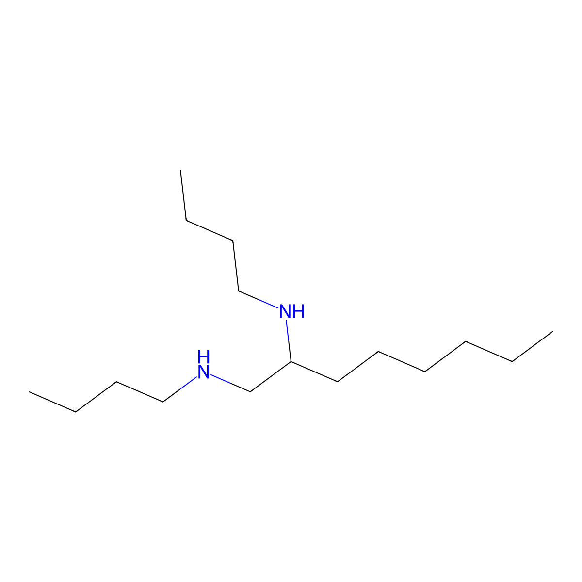 1,2-Octanediamine, N,N'-dibutyl- molecular structure, CAS 78844-84-5
