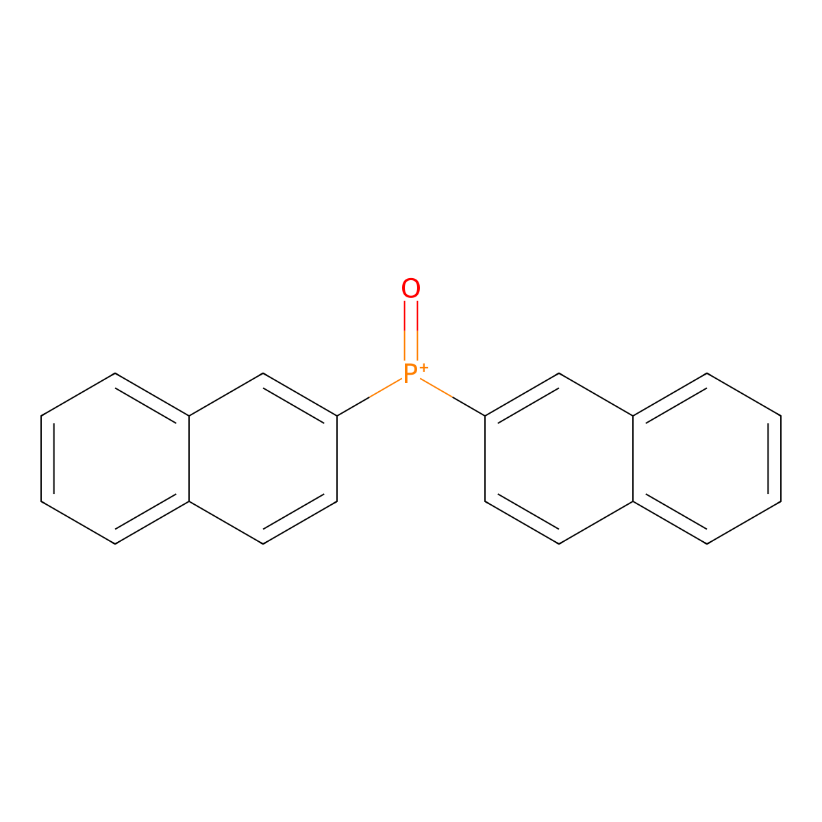 Bis(2-naphthyl)phosphine oxide molecular structure, CAS 78871-05-3