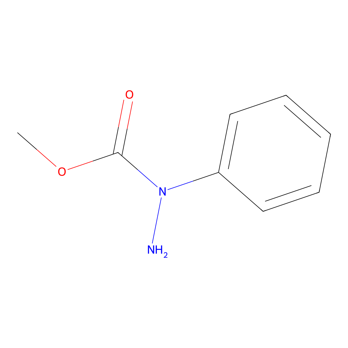 1-phenylHydrazinecarboxylic acid methyl ester molecular structure, CAS 788797-92-2