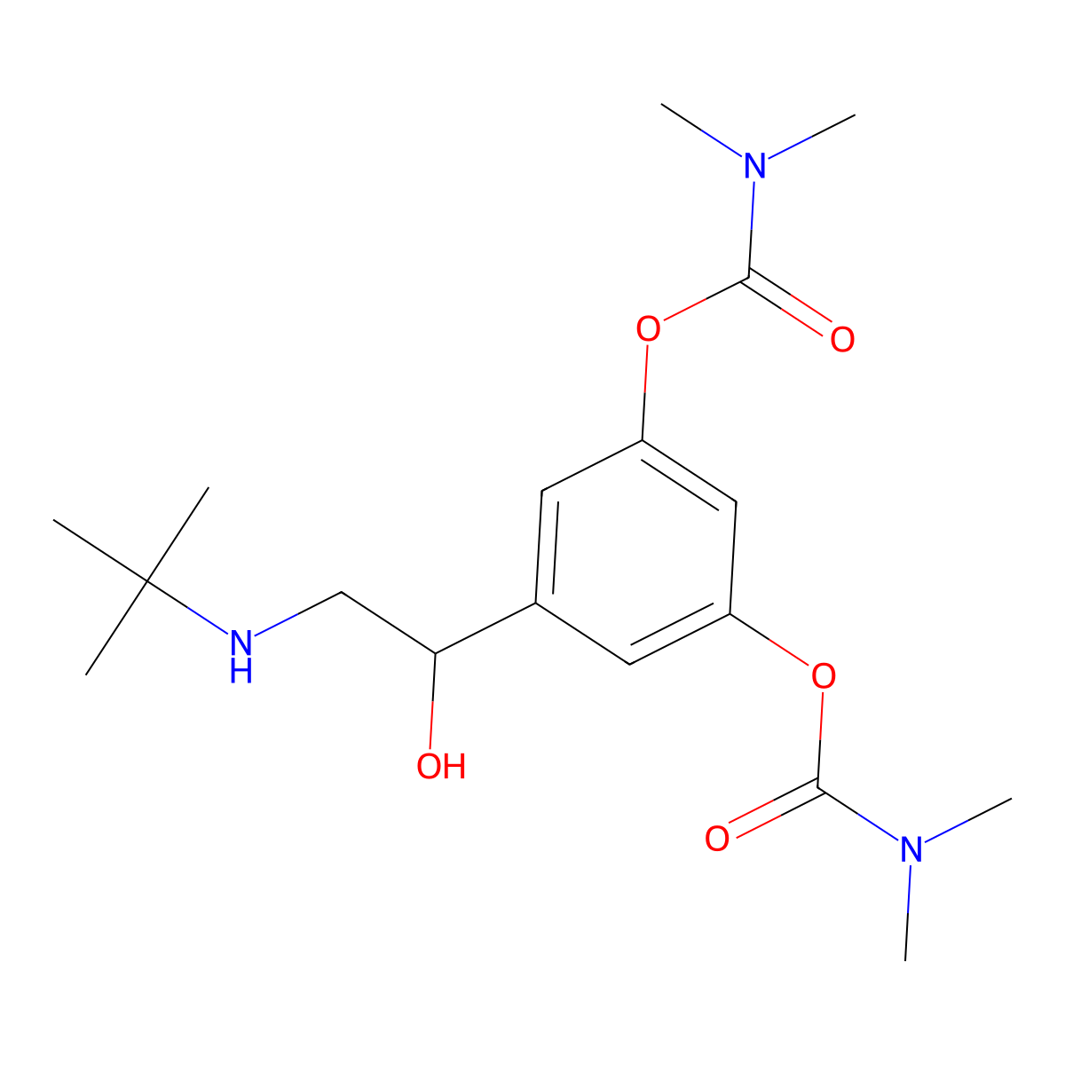 (R)-bambuterol molecular structure, CAS 788821-30-7