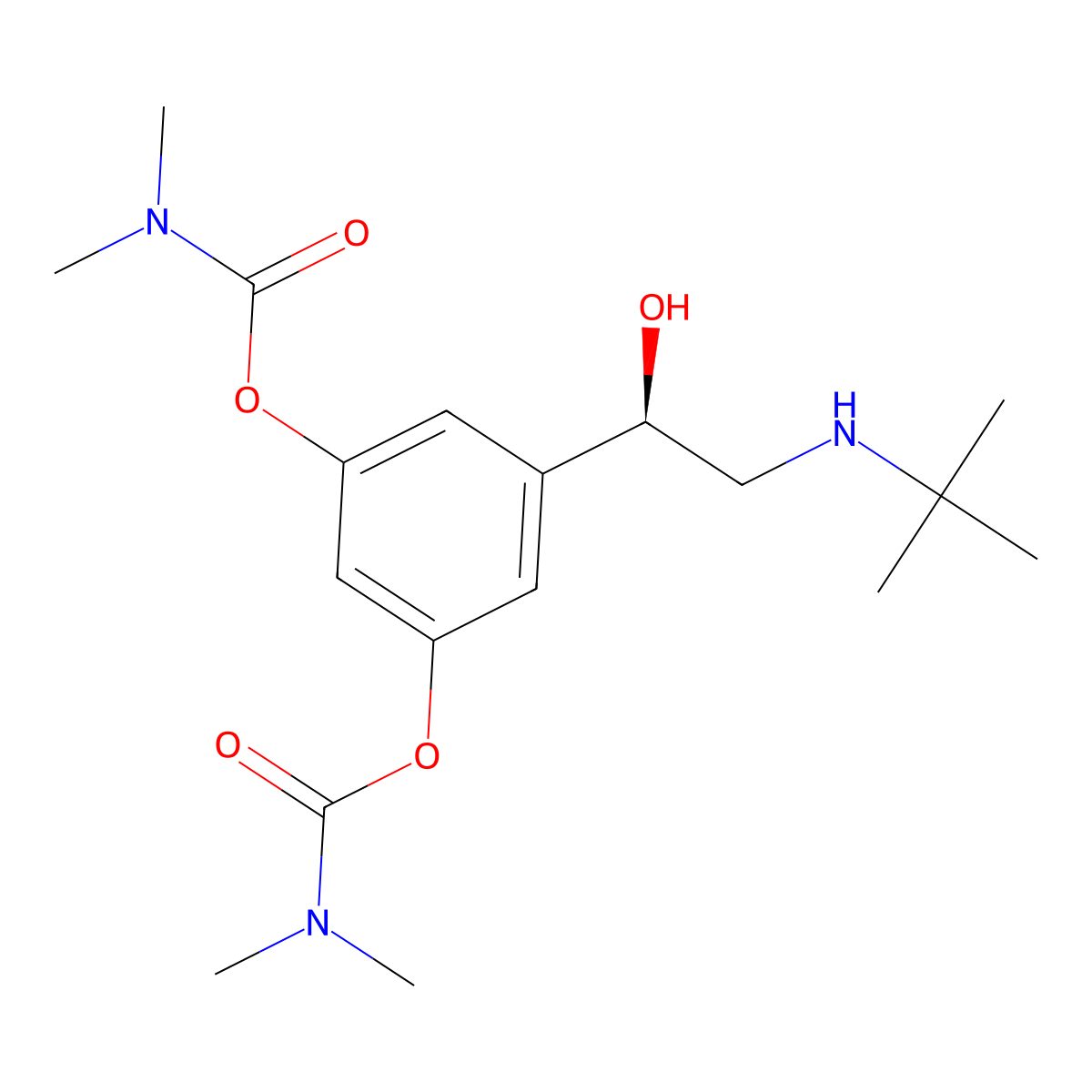 (R)-bambuterol molecular structure, CAS 788821-30-7