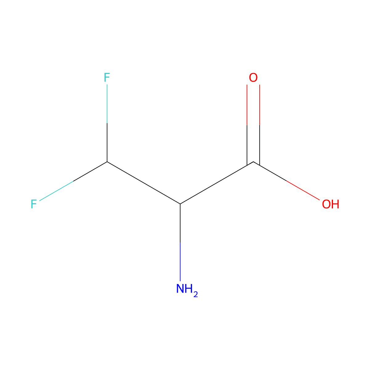 3,3-Difluoro-D-alanine molecular structure, CAS 78887-06-6