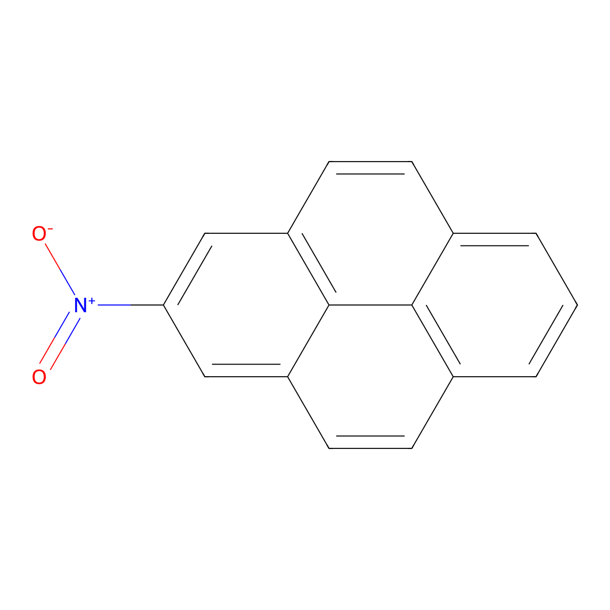2-Nitropyrene molecular structure, CAS 789-07-1
