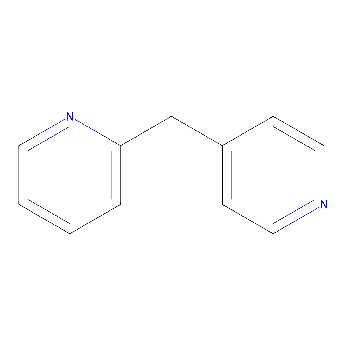 2-(Pyridin-4-ylmethyl)pyridine molecular structure, CAS 78903-70-5