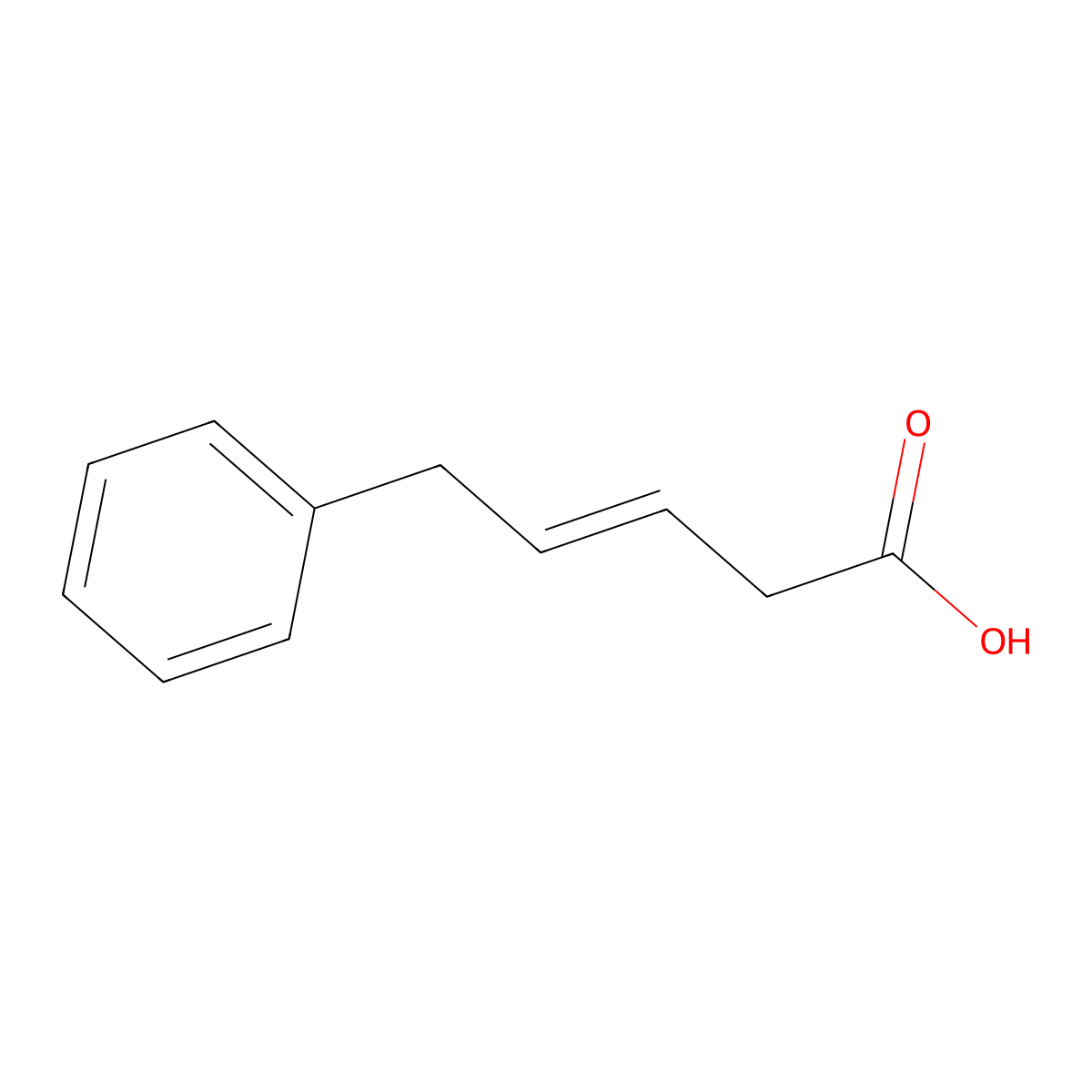 (E)-5-phenylpent-3-enoic acid molecular structure, CAS 78906-03-3