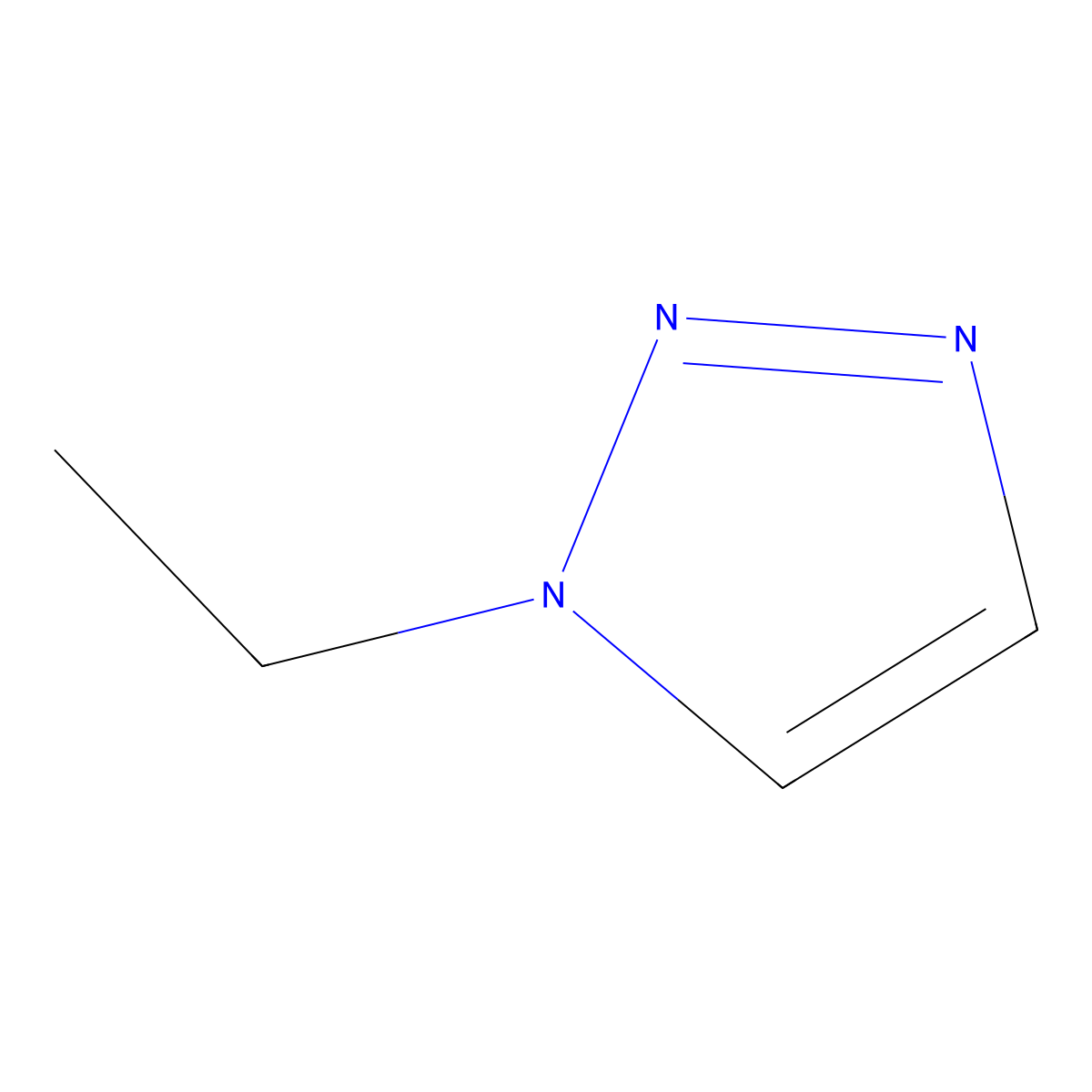 1-Ethyl-1H-1,2,3-triazole molecular structure, CAS 78910-06-2