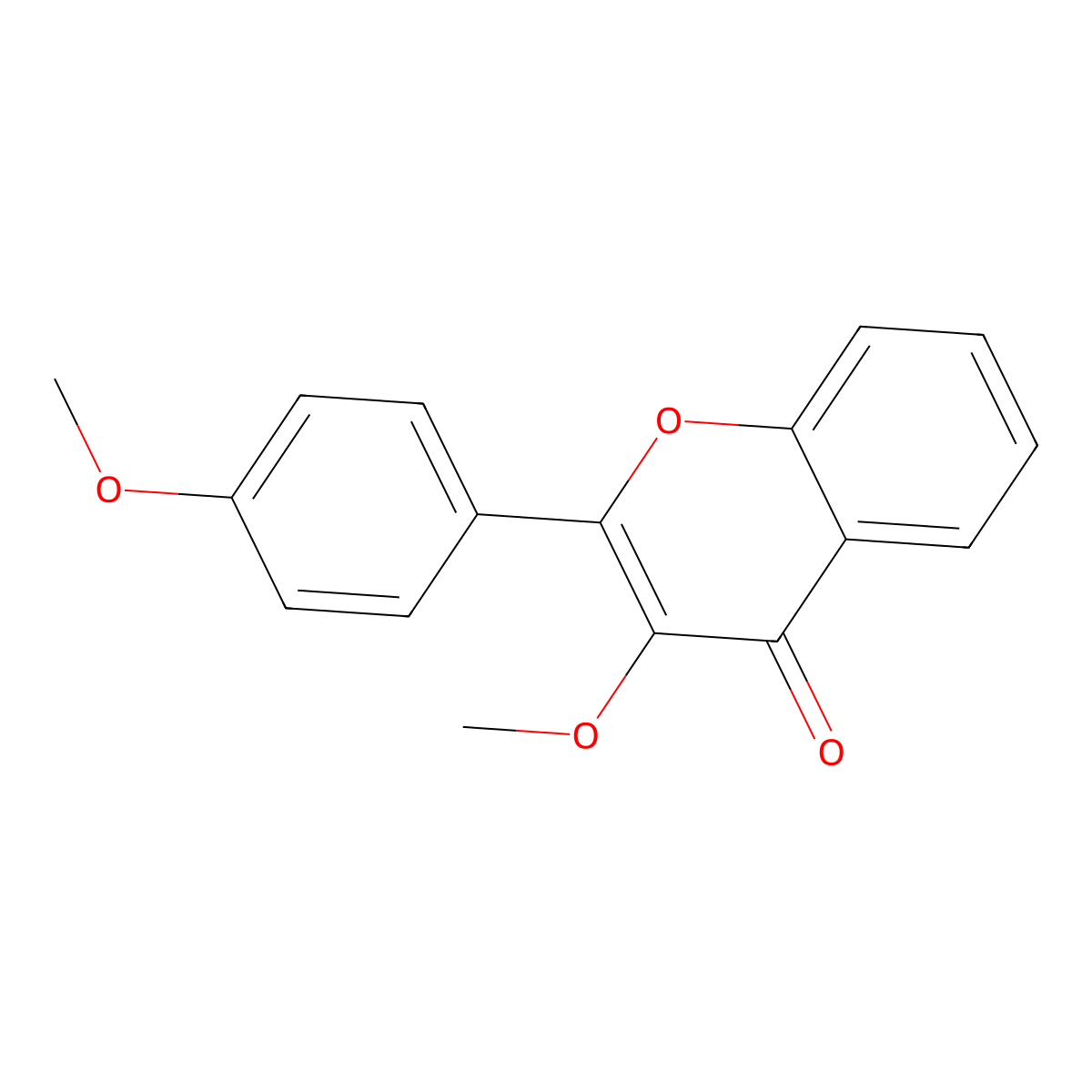 3,4'-Dimethoxyflavone molecular structure, CAS 78933-14-9