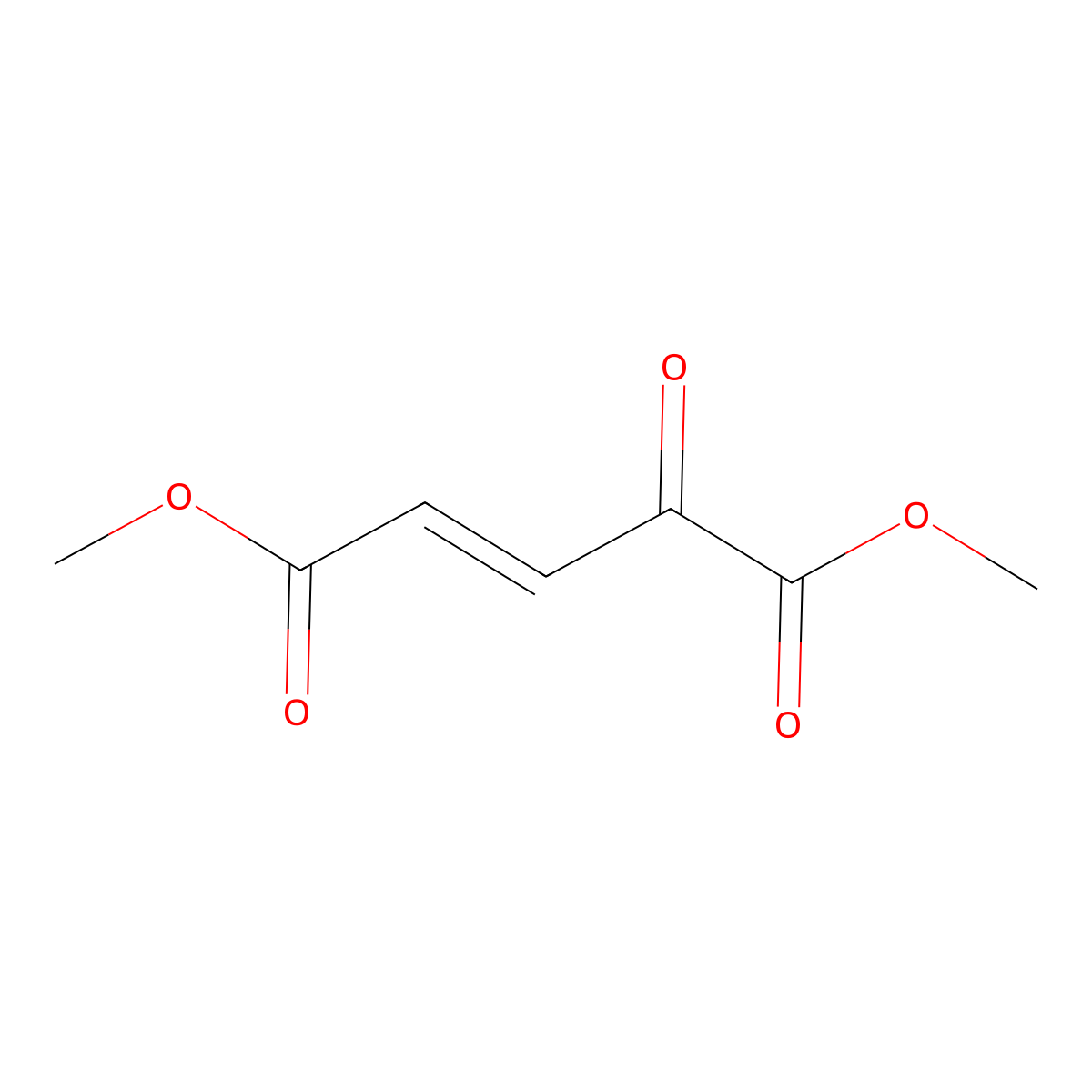 1,5-Dimethyl 4-oxopent-2-enedioate molecular structure, CAS 78939-37-4