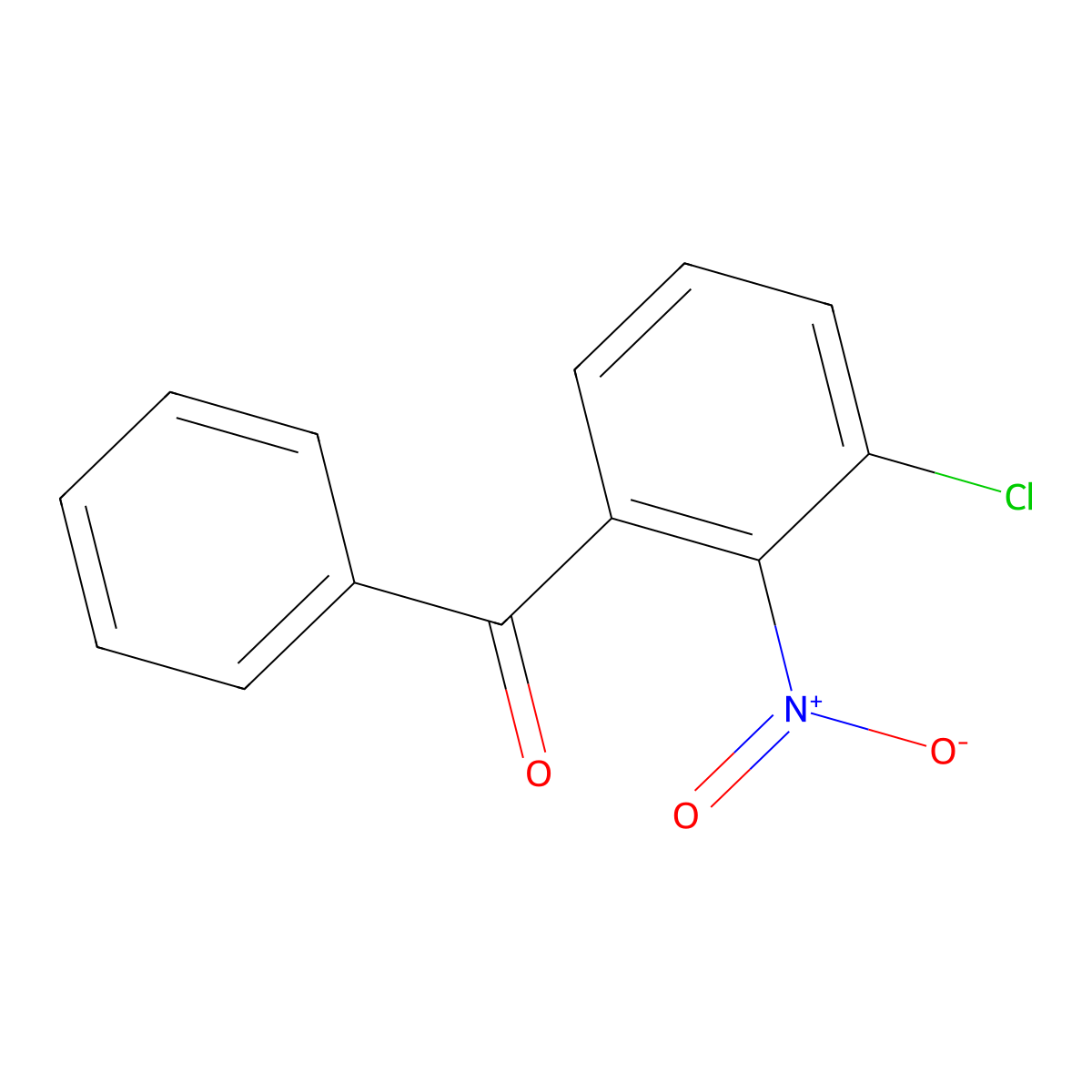 (3-Chloro-2-nitrophenyl)phenylmethanone molecular structure, CAS 78940-48-4