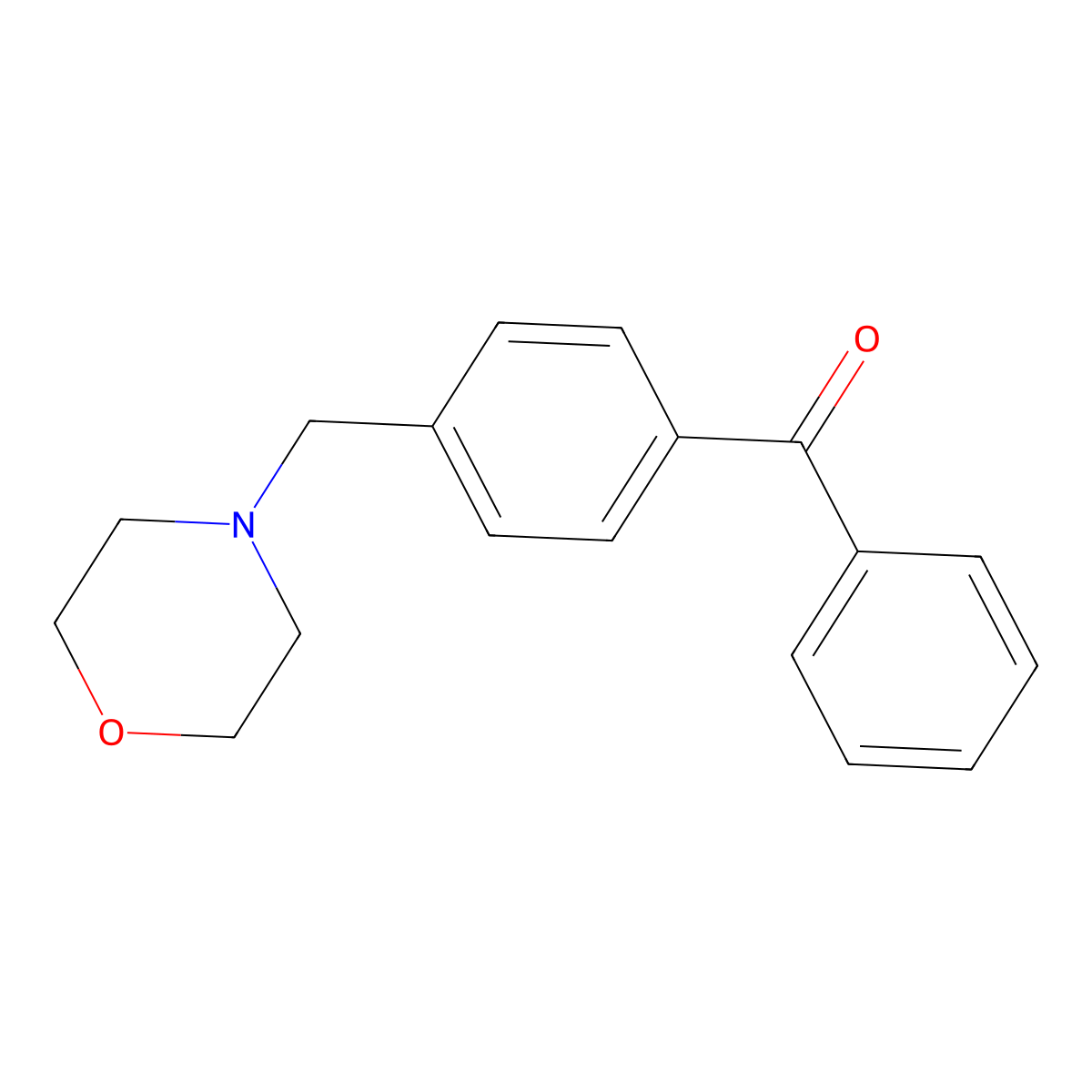 4-(Morpholinomethyl)benzophenone molecular structure, CAS 789427-08-3