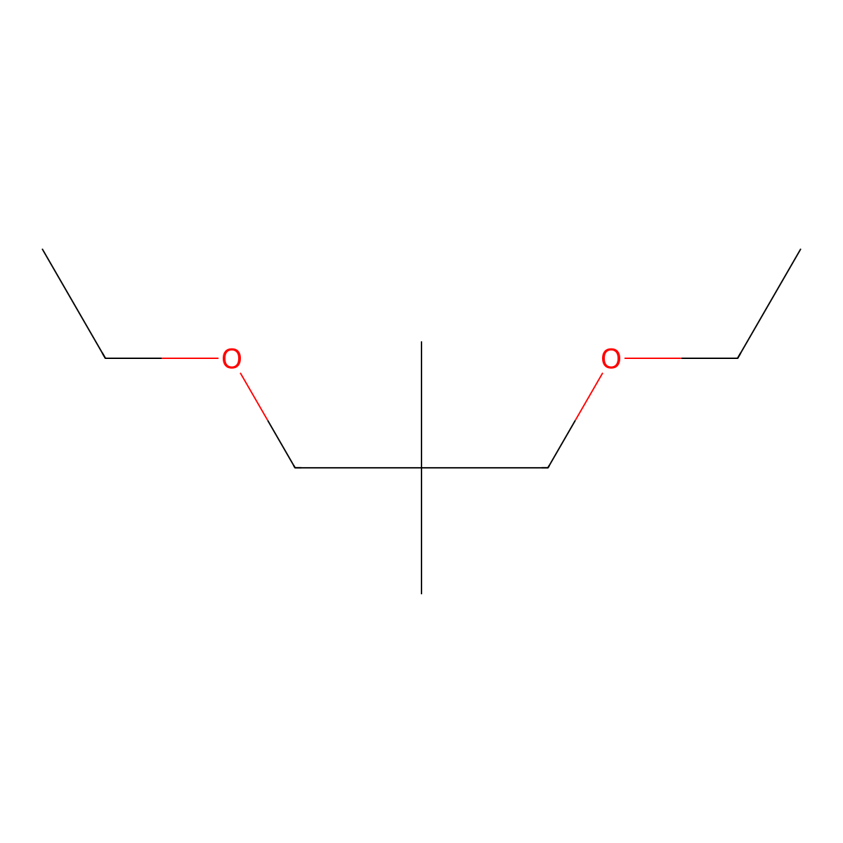 1,3-Diethoxy-2,2-dimethylpropane molecular structure, CAS 78952-33-7