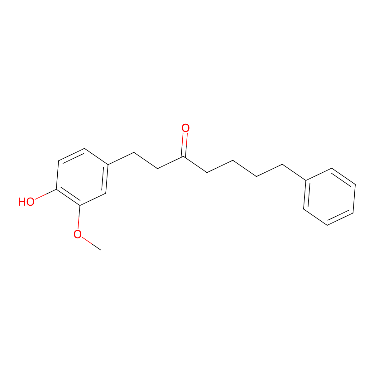 Yakuchinone A molecular structure, CAS 78954-23-1