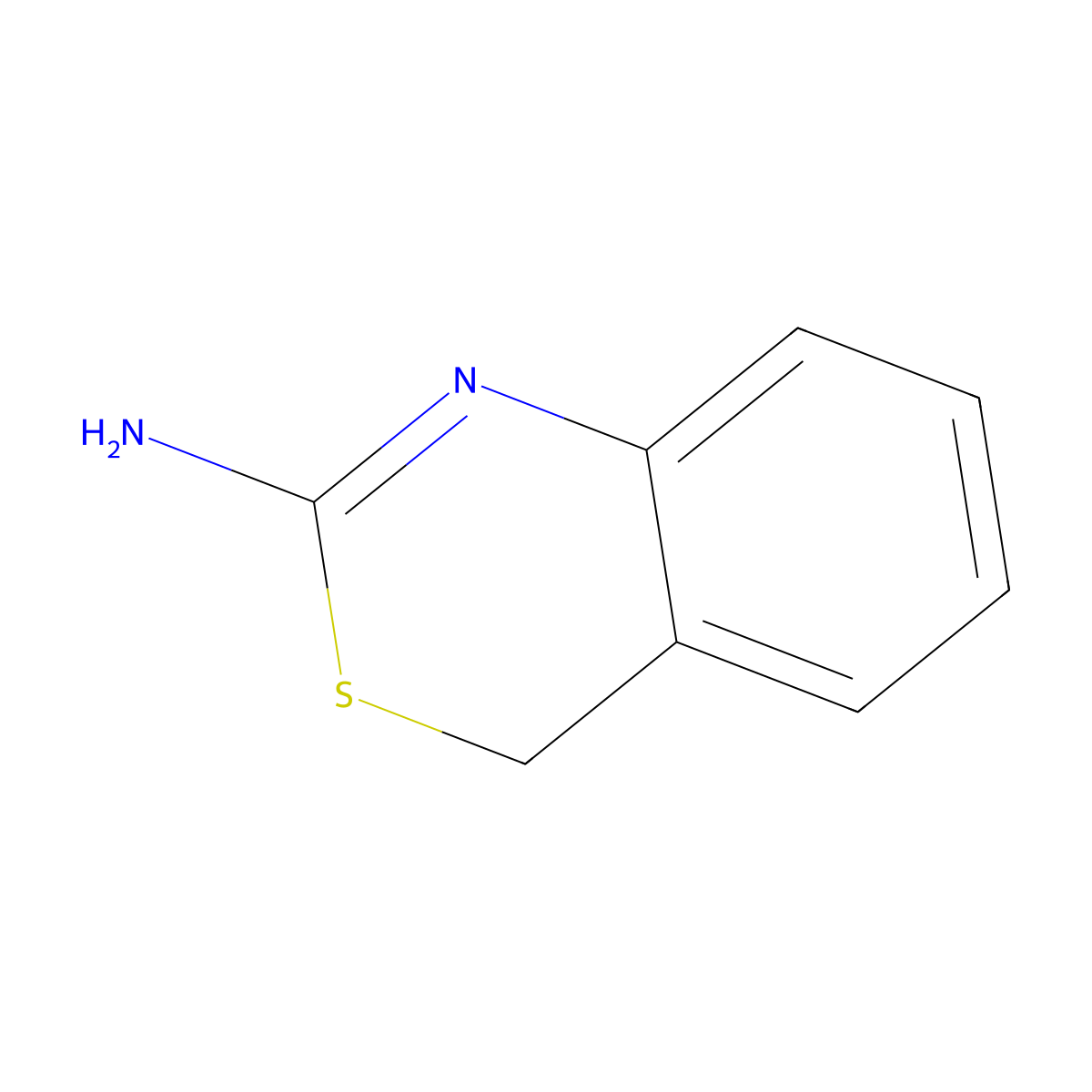 4H-3,1-Benzothiazin-2-amine molecular structure, CAS 78959-46-3