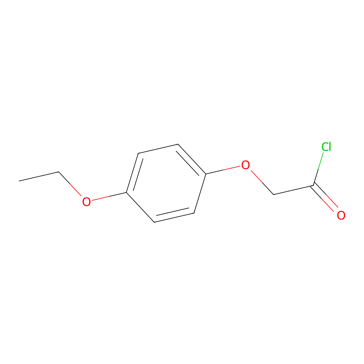 2-(4-Ethoxyphenoxy)acetyl chloride molecular structure, CAS 78961-78-1