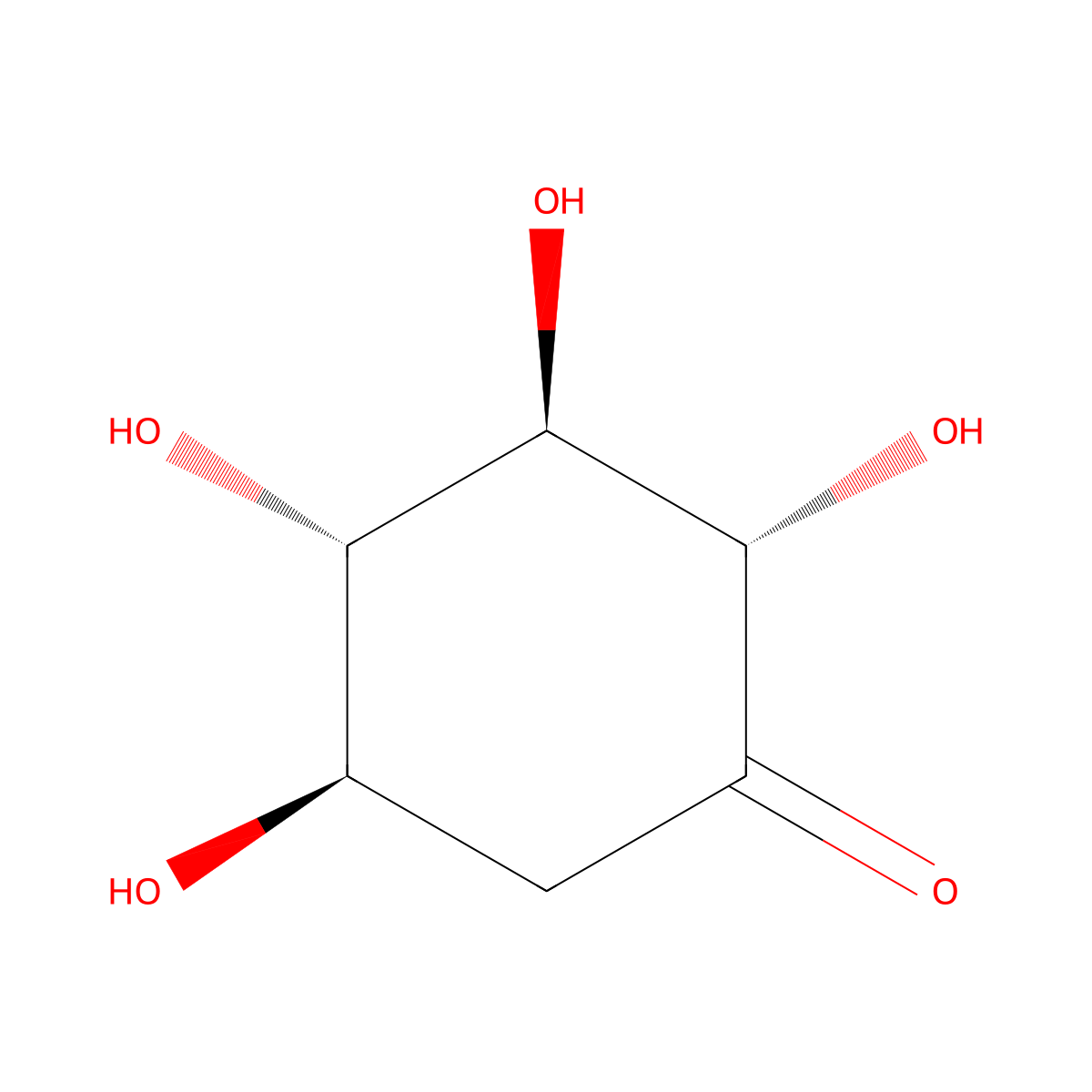 2-Deoxy-scyllo-inosose molecular structure, CAS 78963-40-3