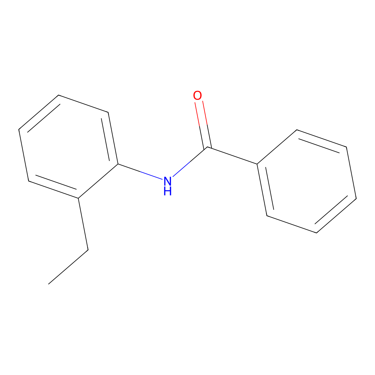 N-(2-Ethylphenyl)benzamide molecular structure, CAS 78987-16-3