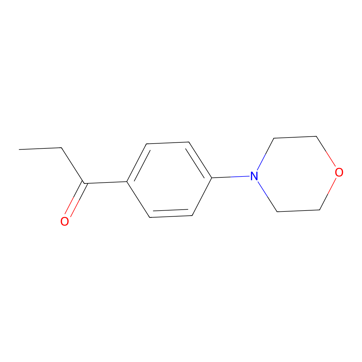 4'-Morpholinopropiophenone molecular structure, CAS 78987-46-9