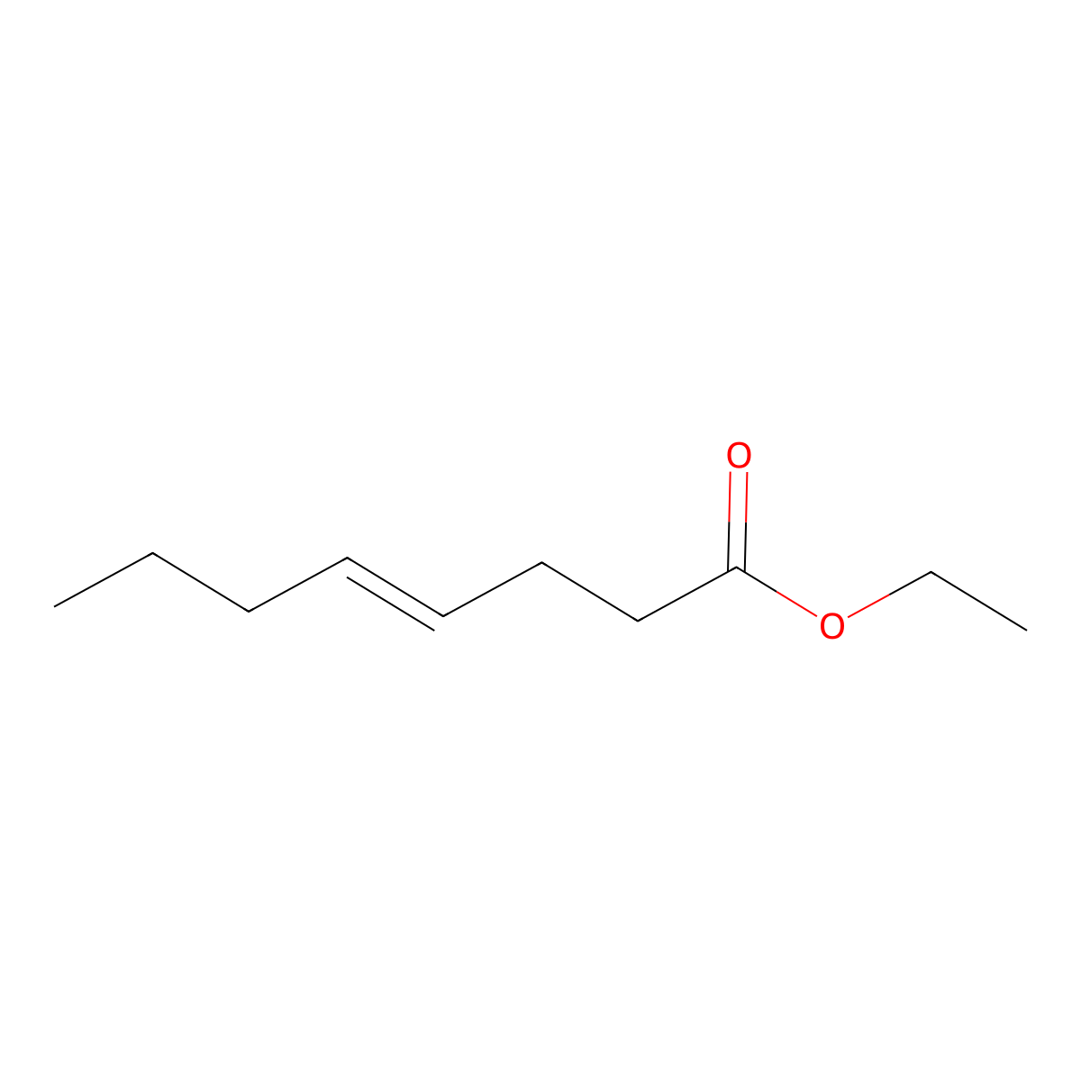 Ethyl 4-octenoate, (4E)- molecular structure, CAS 78989-37-4