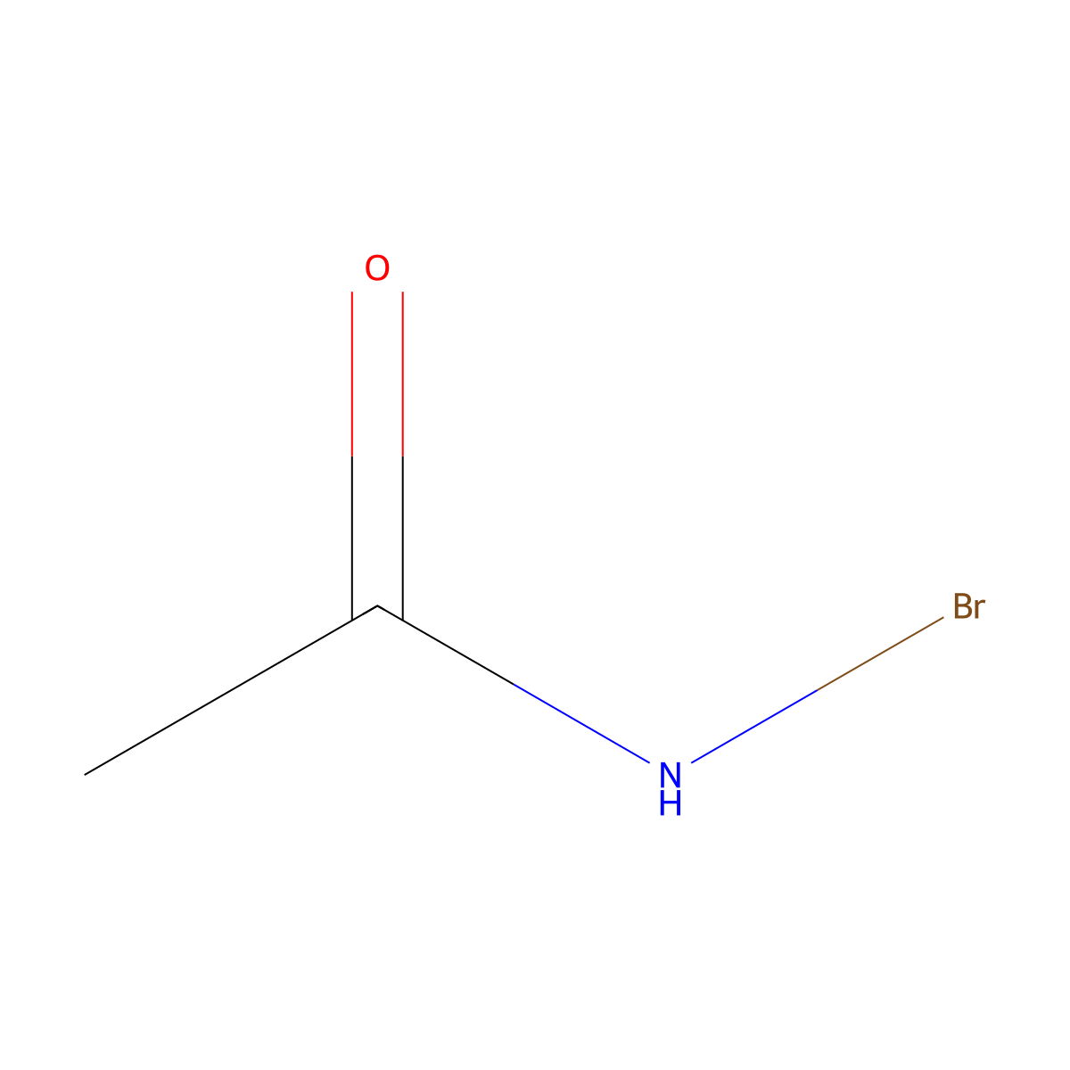 N-Bromoacetamide molecular structure, CAS 79-15-2