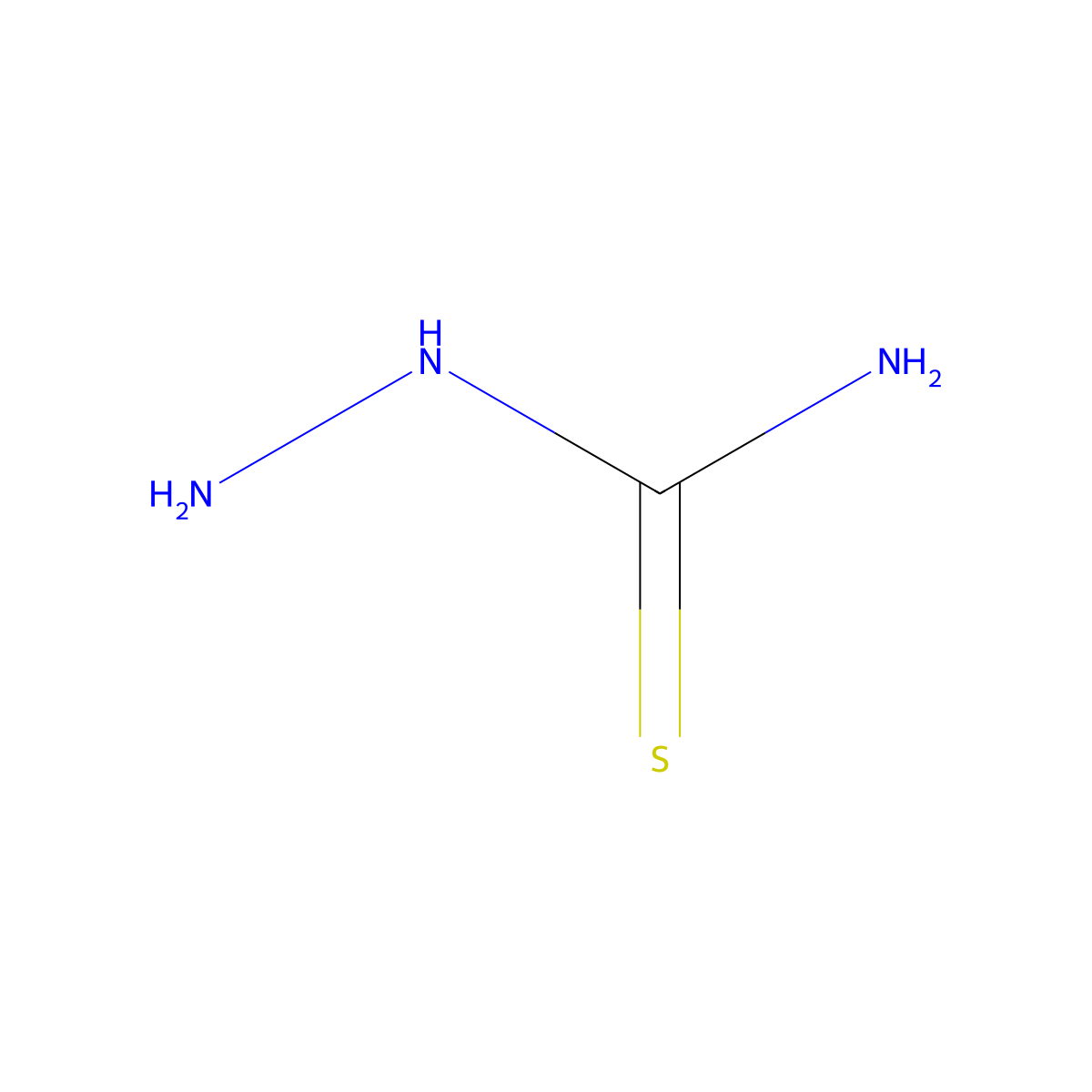 Thiosemicarbazide molecular structure, CAS 79-19-6
