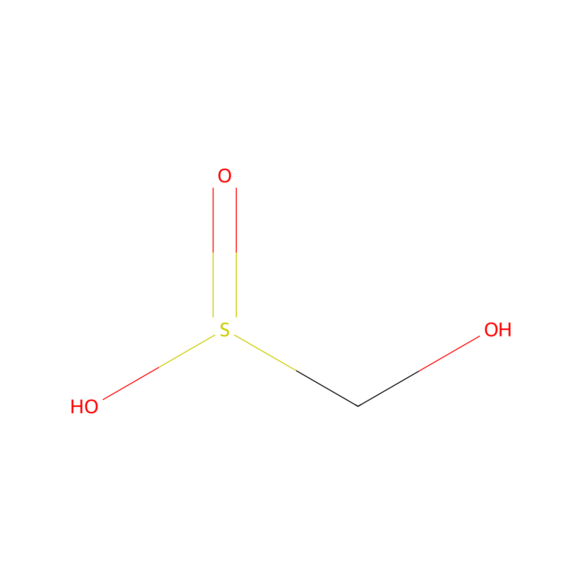Hydroxymethanesulfinic Acid molecular structure, CAS 79-25-4