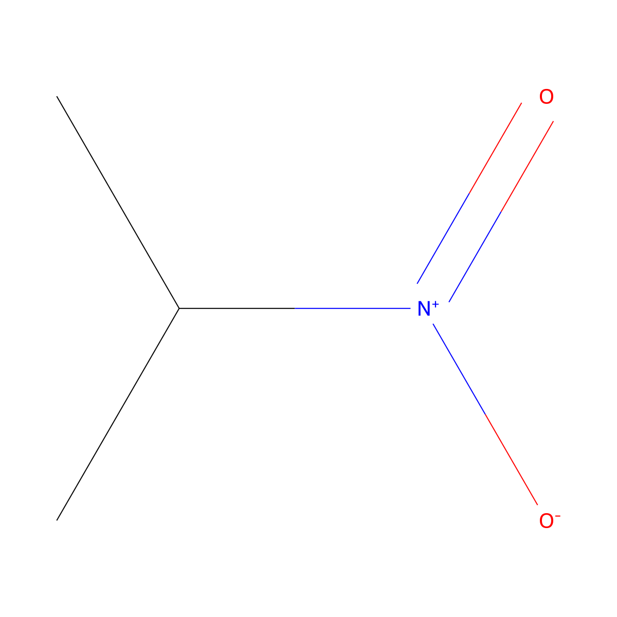 2-Nitropropane molecular structure, CAS 79-46-9