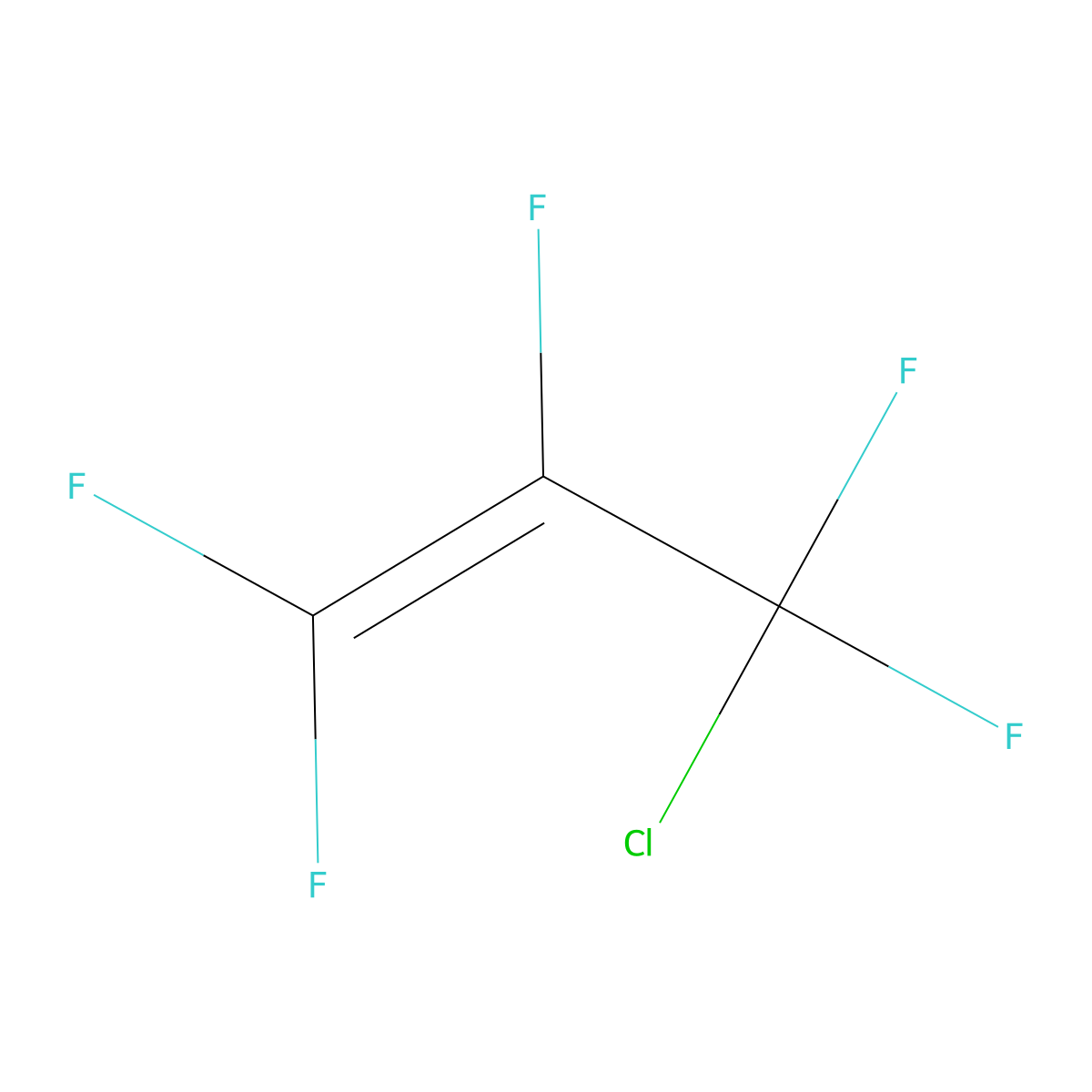 3-Chloro-1,1,2,3,3-pentafluoro-1-propene molecular structure, CAS 79-47-0