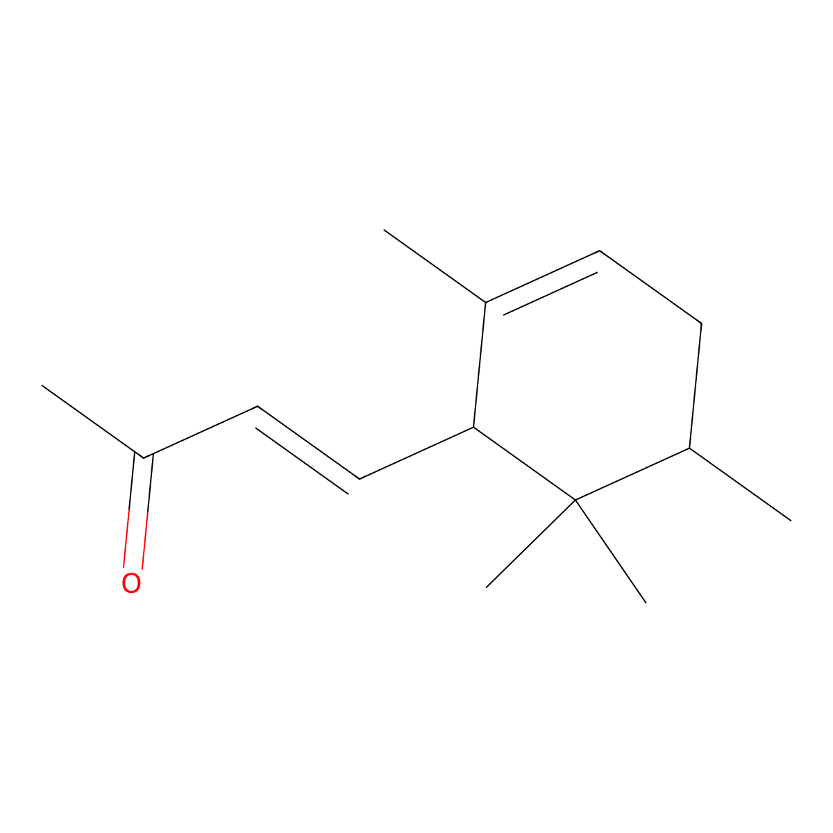 alpha-Irone molecular structure, CAS 79-69-6