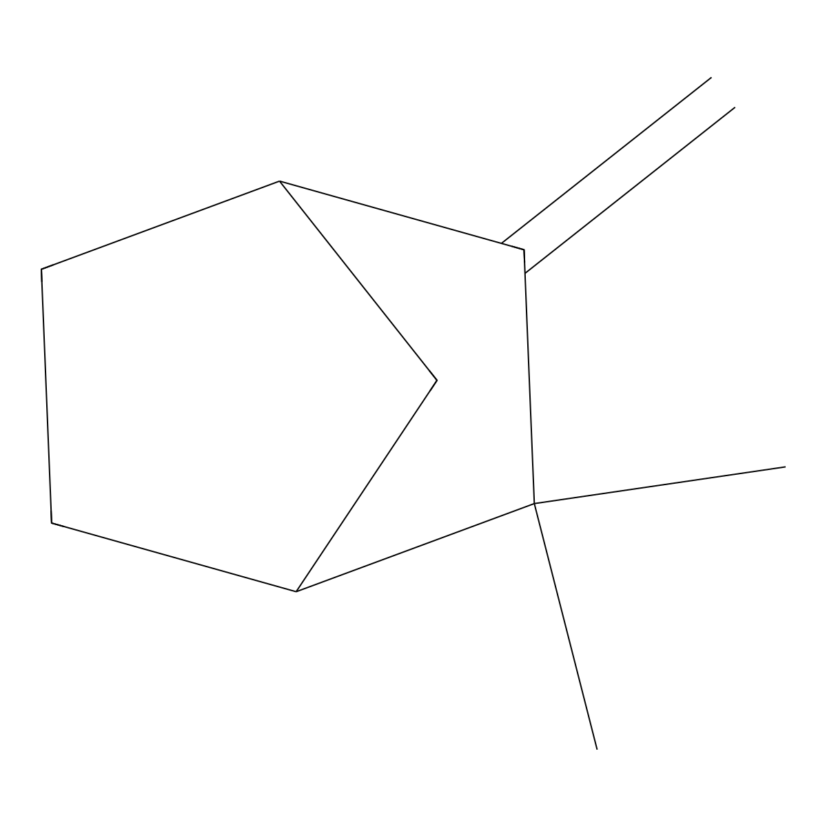 Camphene molecular structure, CAS 79-92-5