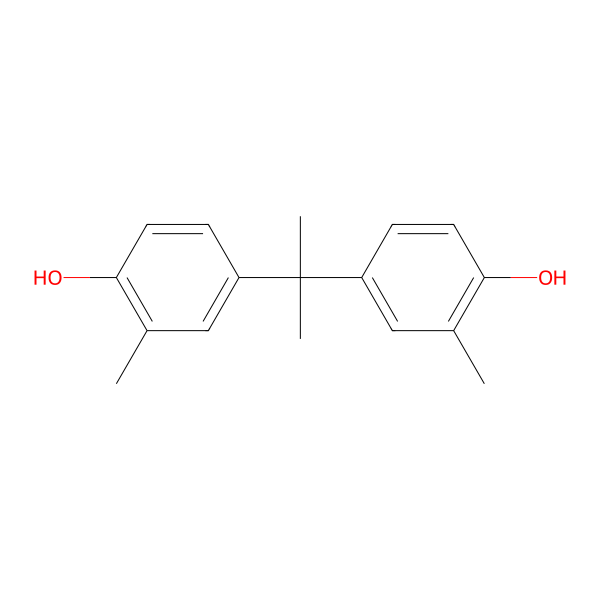 Bisphenol C molecular structure, CAS 79-97-0