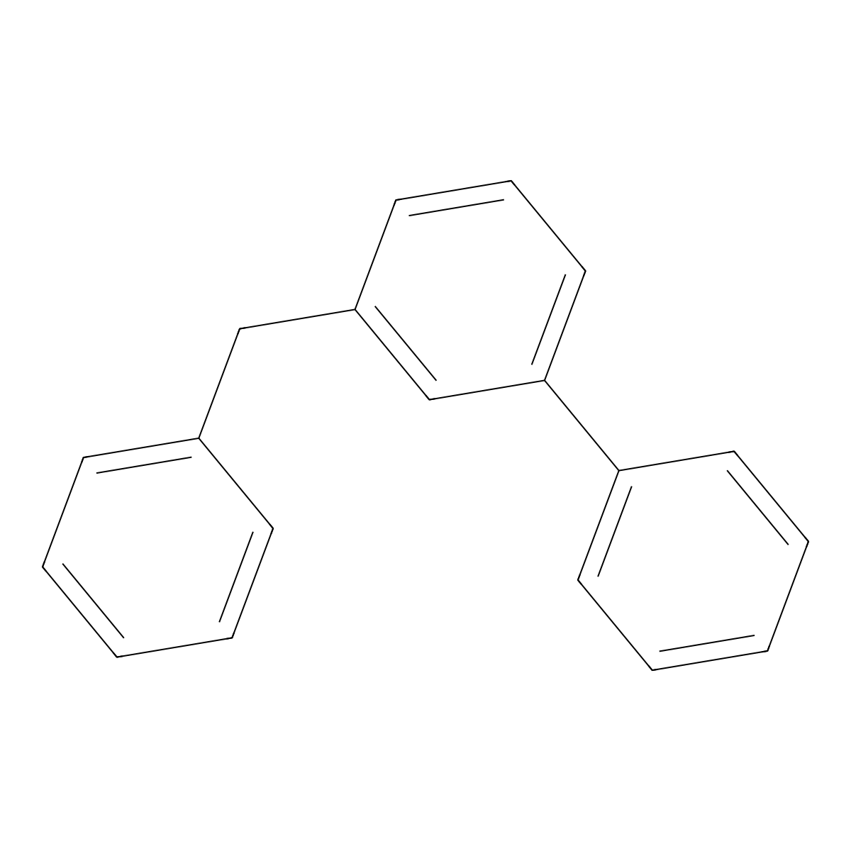 3-Benzyl-1,1'-biphenyl molecular structure, CAS 790-22-7
