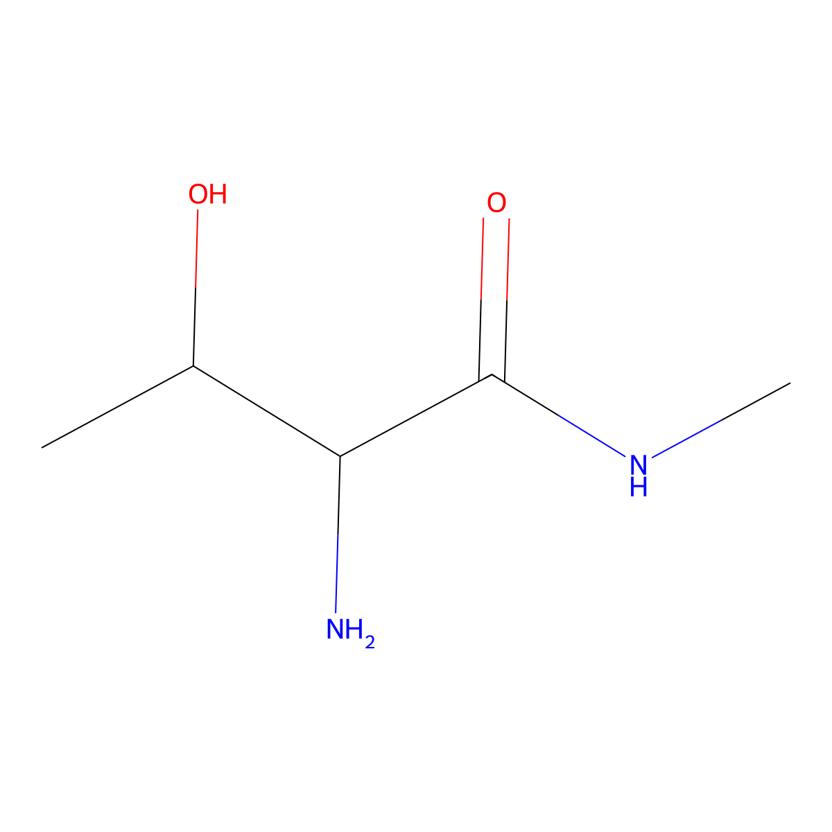 H-Thr-nhme molecular structure, CAS 79009-37-3