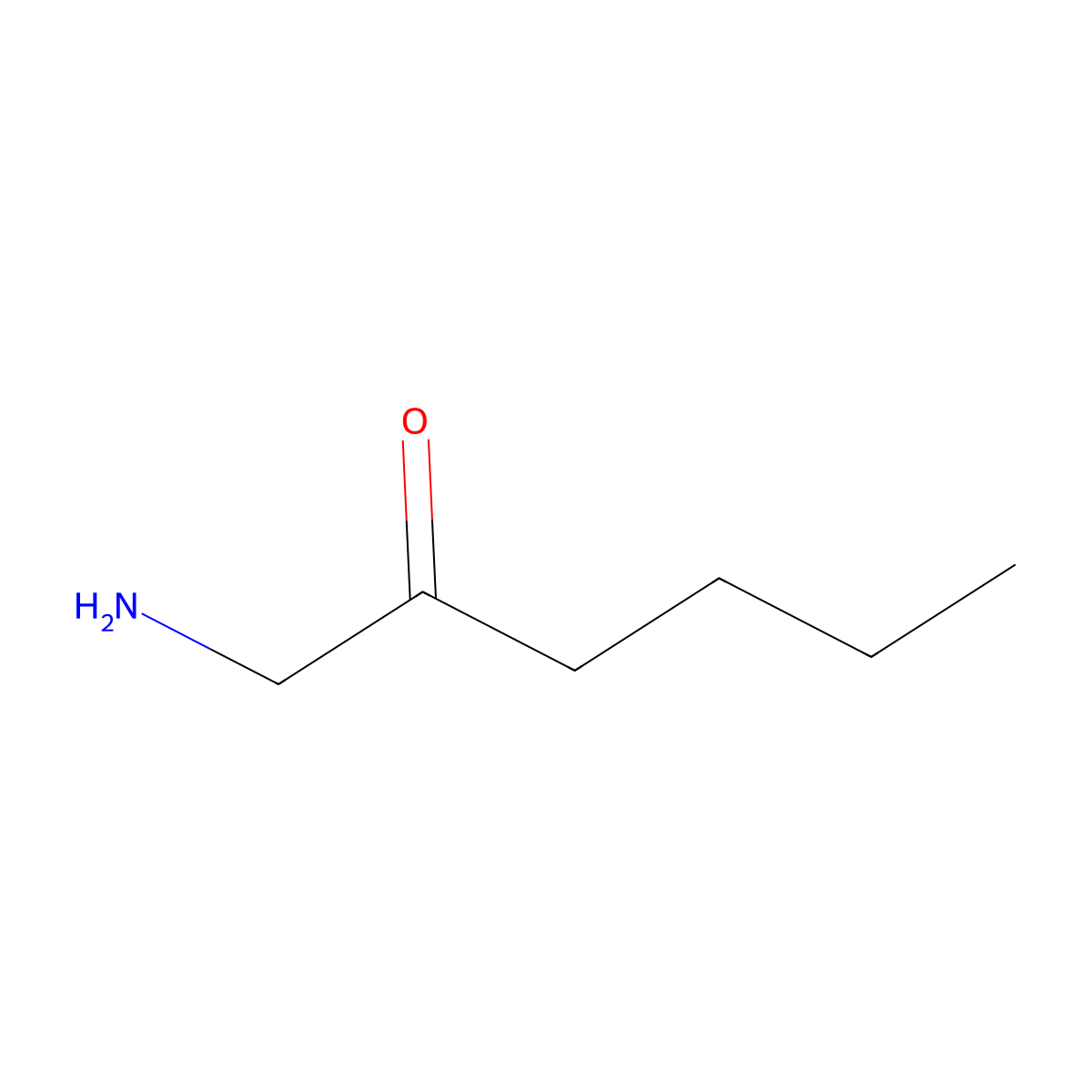 1-Aminohexan-2-one molecular structure, CAS 790144-92-2
