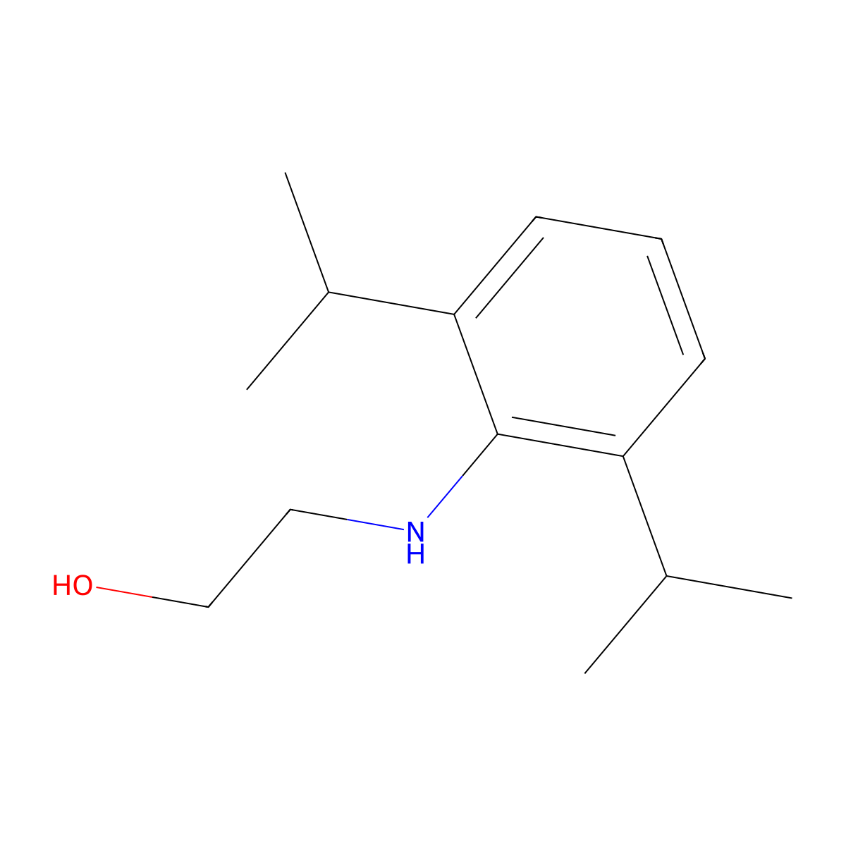 2-{[2,6-Bis(propan-2-yl)phenyl]amino}ethan-1-ol molecular structure, CAS 790206-40-5